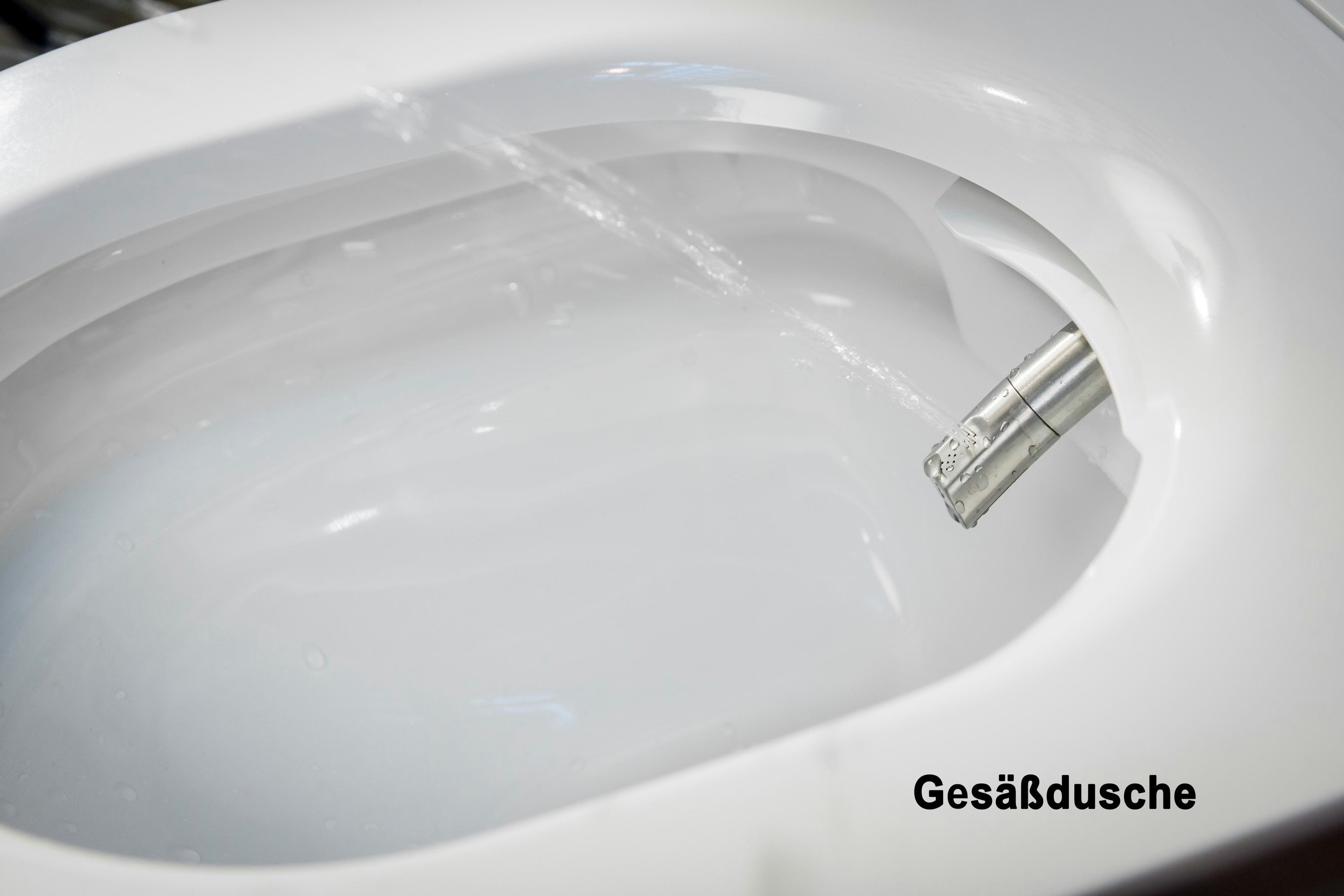 Bernstein WC-Komplettset Dusch-WC PRO+ 1104, Wandmontage, (Vorwand-Set 3-St. WC, Vorwandelement, Betätigungsplatte), Mit Vorwandelement G3004A