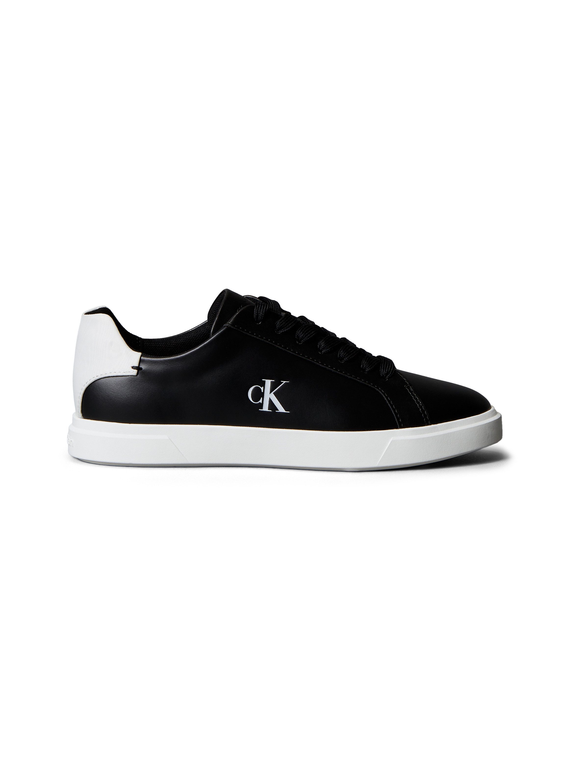 Calvin Klein LOW PRO CUP LACEUP LTH MOIRE Sneaker Halbschuh, Schnürschuh, Freizeitschuh mit heller Laufsohle