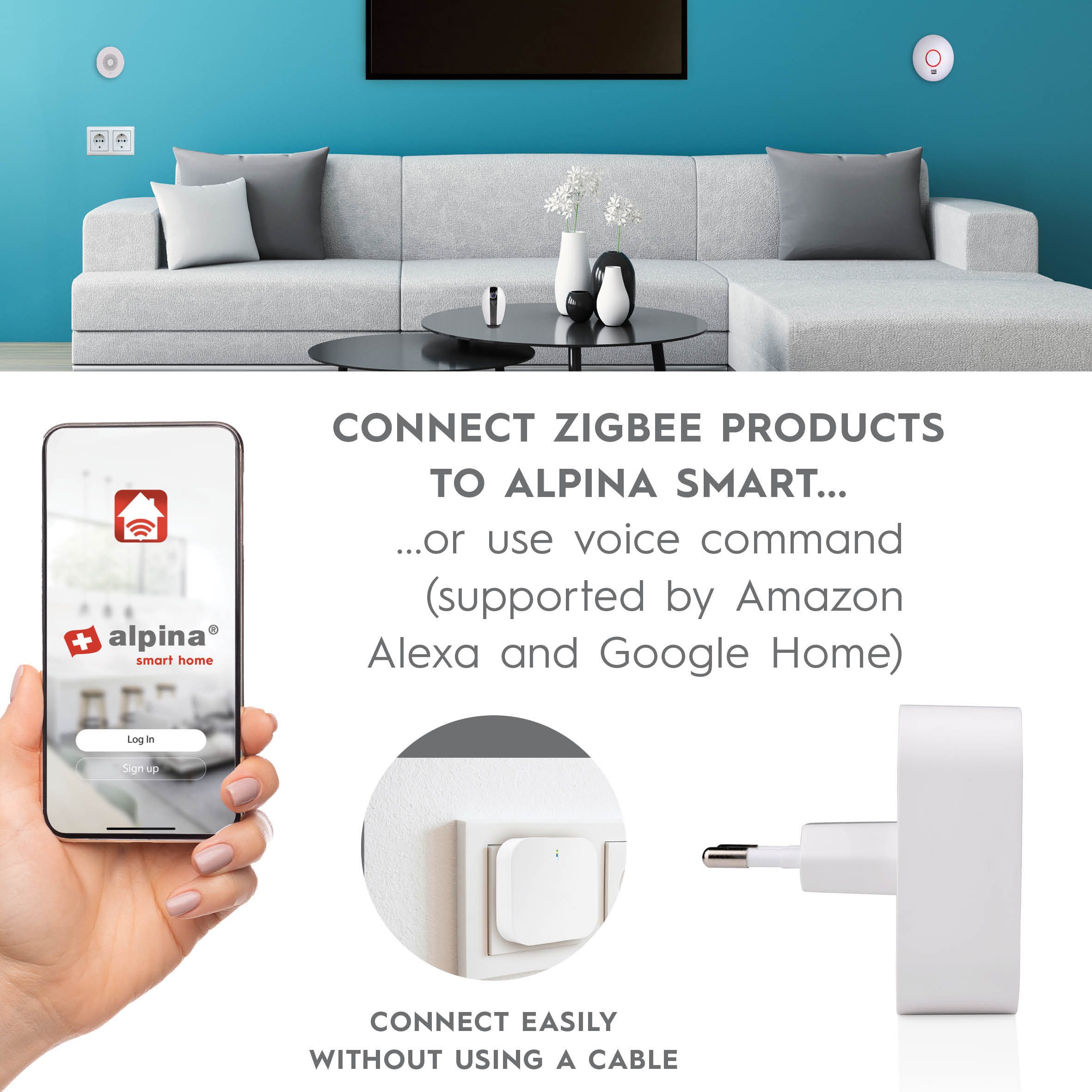 Alpina alpina Zigbee Gateway 230V HUB