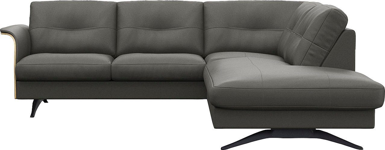 FLEXLUX Ecksofa Glow, super bequem durch hochwertigem Sitzaufbau mit Federkern, L-Form, Modernes skandinavisches Design