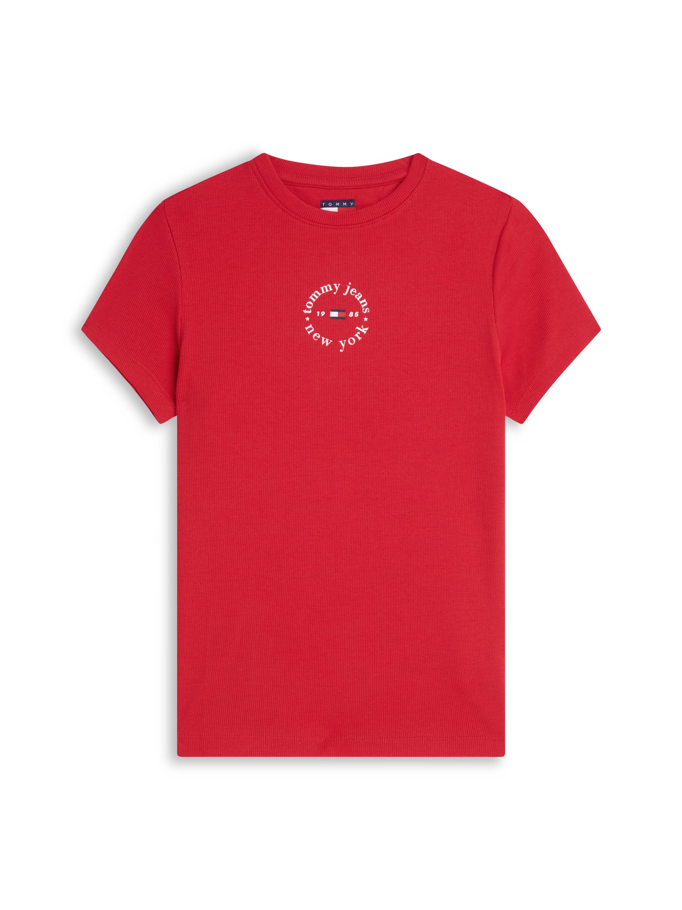 Kurzarmshirt TJW SLIM ESS LOGO2 RIB TEE EXT