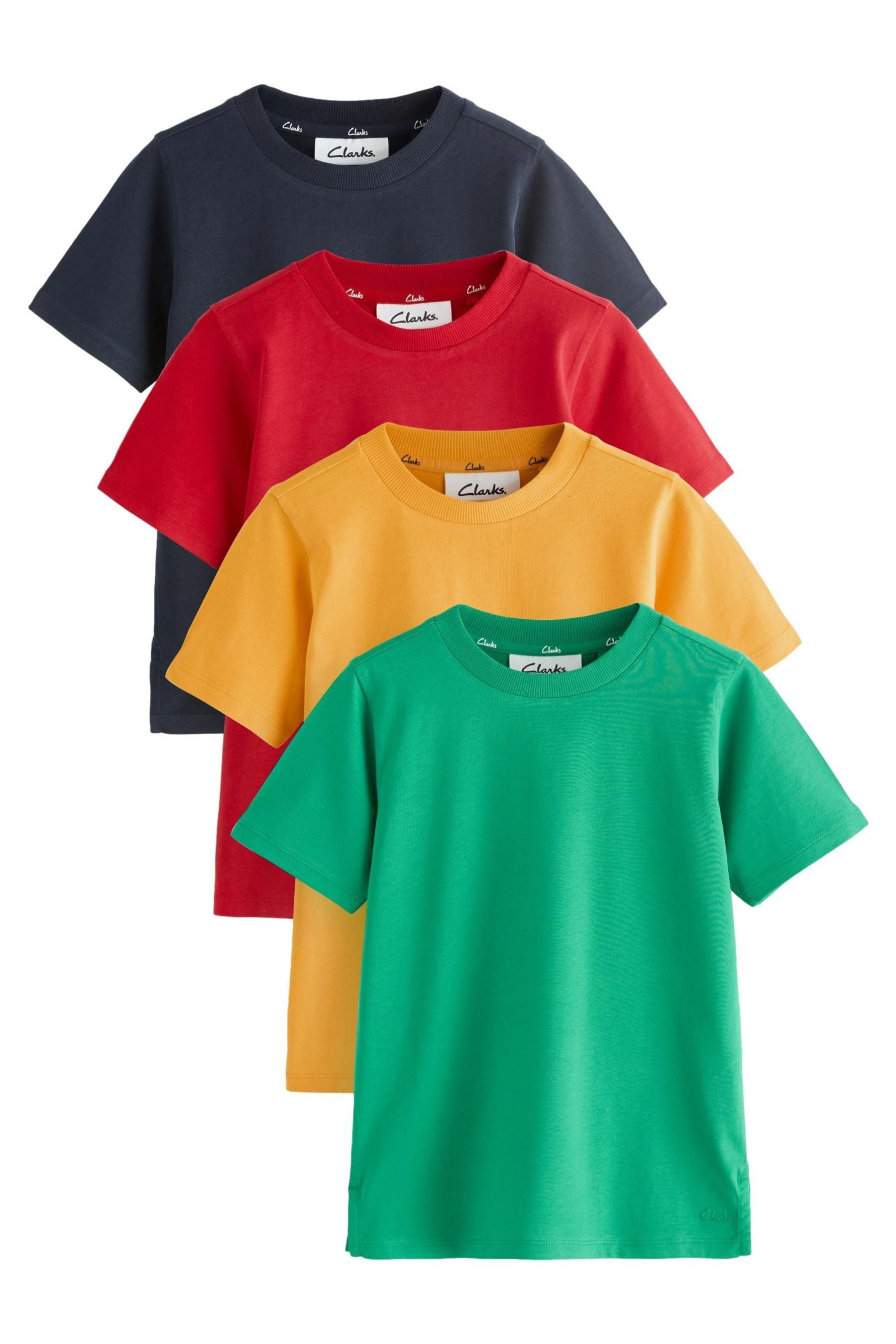 Clarks T-Shirt Clarks Relaxed Fit T-Shirts im 4er-Pack (4-tlg)
