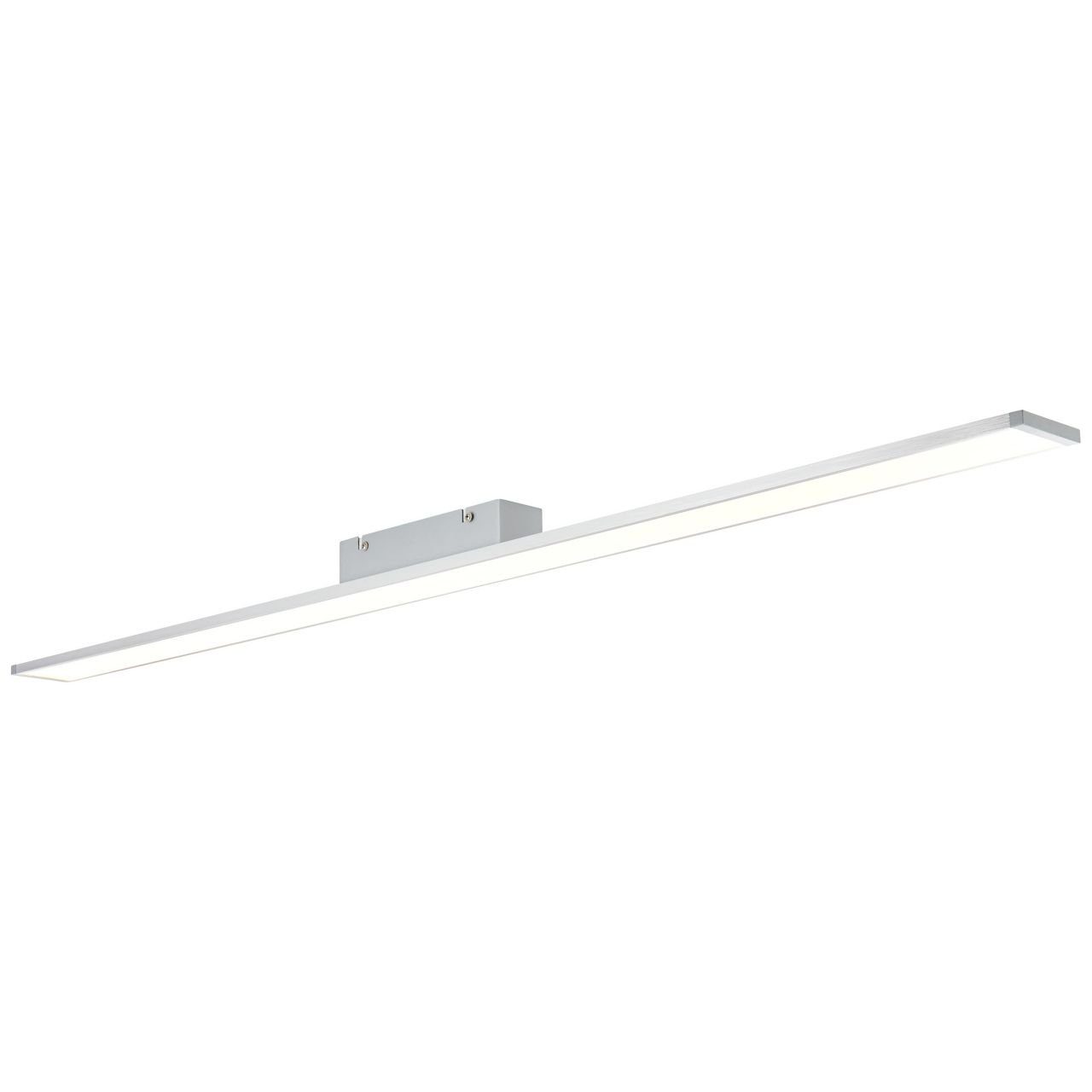 Brilliant 2 Lampe easyDim 1x 120x7cm Deckenaufbau-Paneel alu/weiß LED Entrance Entrance, Aufbauleuchte