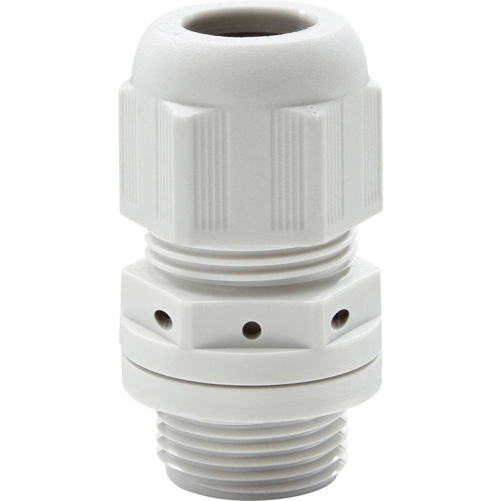 WISKA Kabelsockel Atmende Kunststoffverschraubung M25 10100666, schlagfest, mit Zugentlastung, mit Dichtung