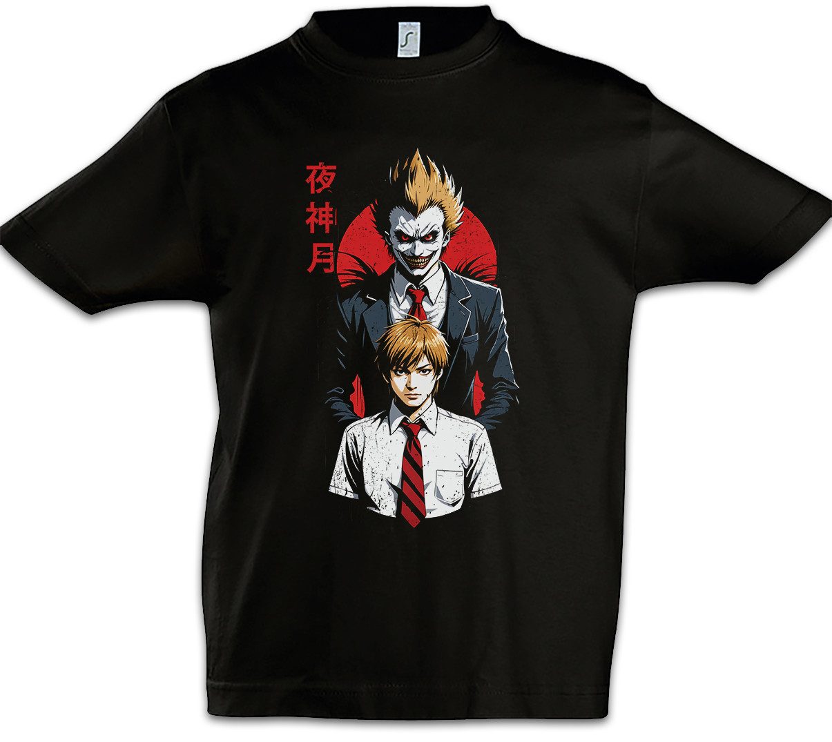 Print-Shirt Anime Note Kinder T-Shirt Light Kira Yagami L Death Ryuk Series Serie