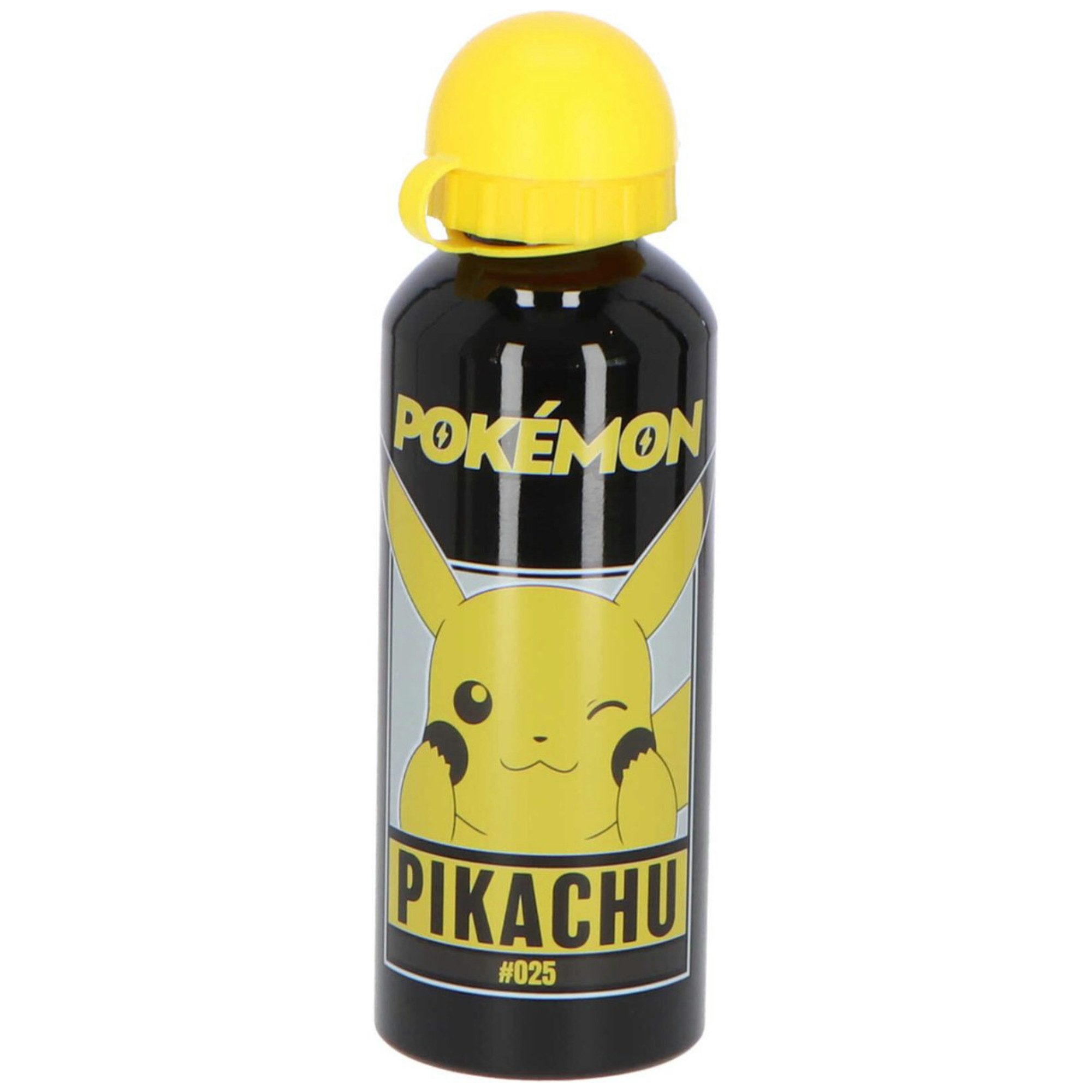 POKÉMON Trinkflasche Pikachu #025 Aluminium Wasserflasche Flasche 500 ml