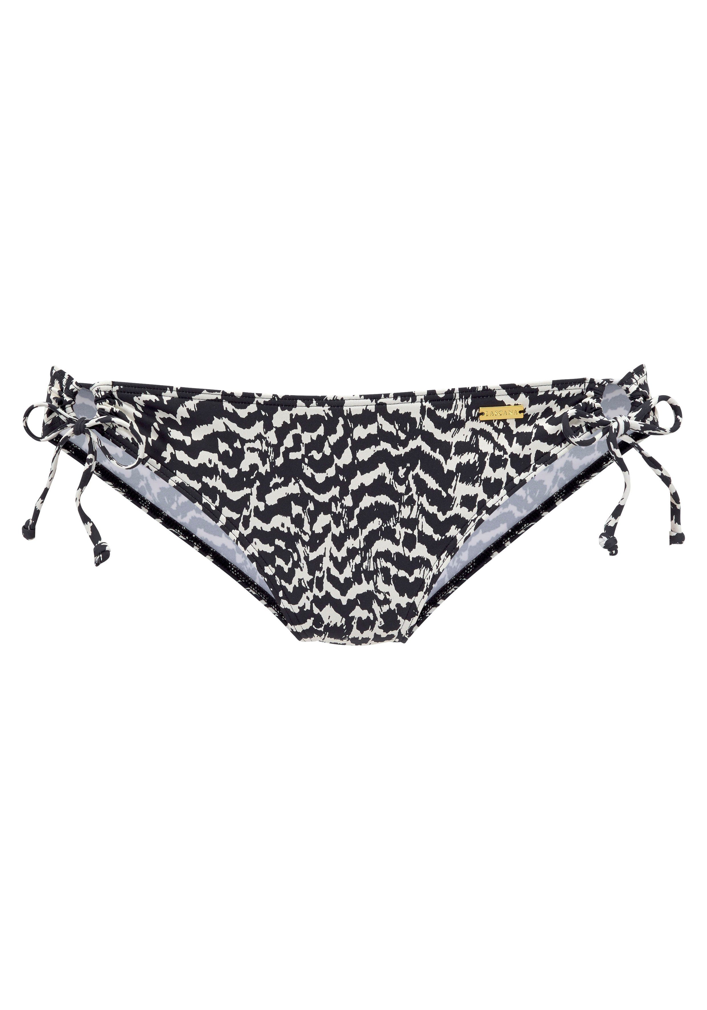 LASCANA Bikini-Hose Clara mit abstraktem Animalprint günstig online kaufen
