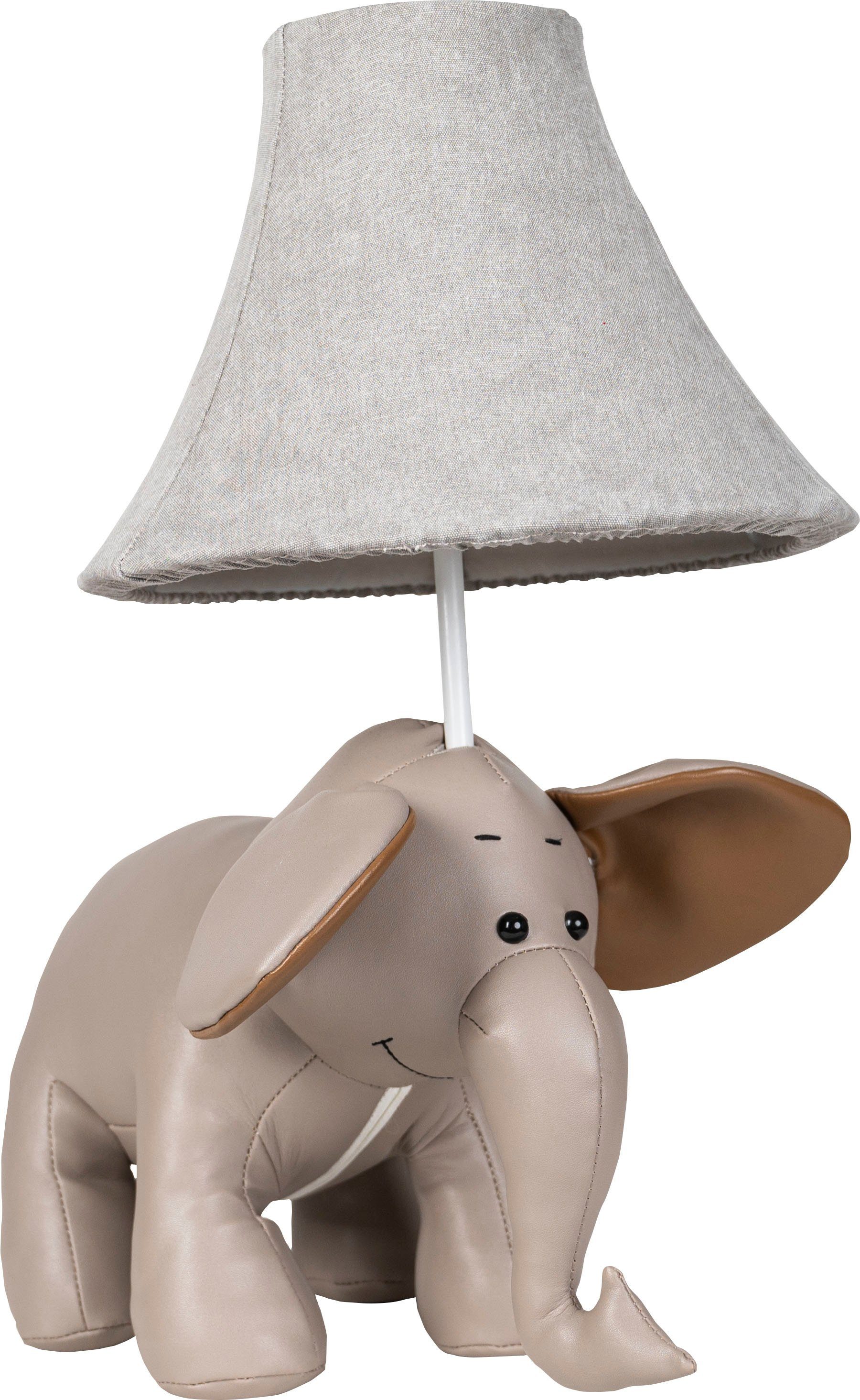 Happy Lamps for smiling eyes LED Tischleuchte Bobby der Elefant, LED fest integriert, Neutralweiß, Hochwertig, Einzigartig, Zertifiziert