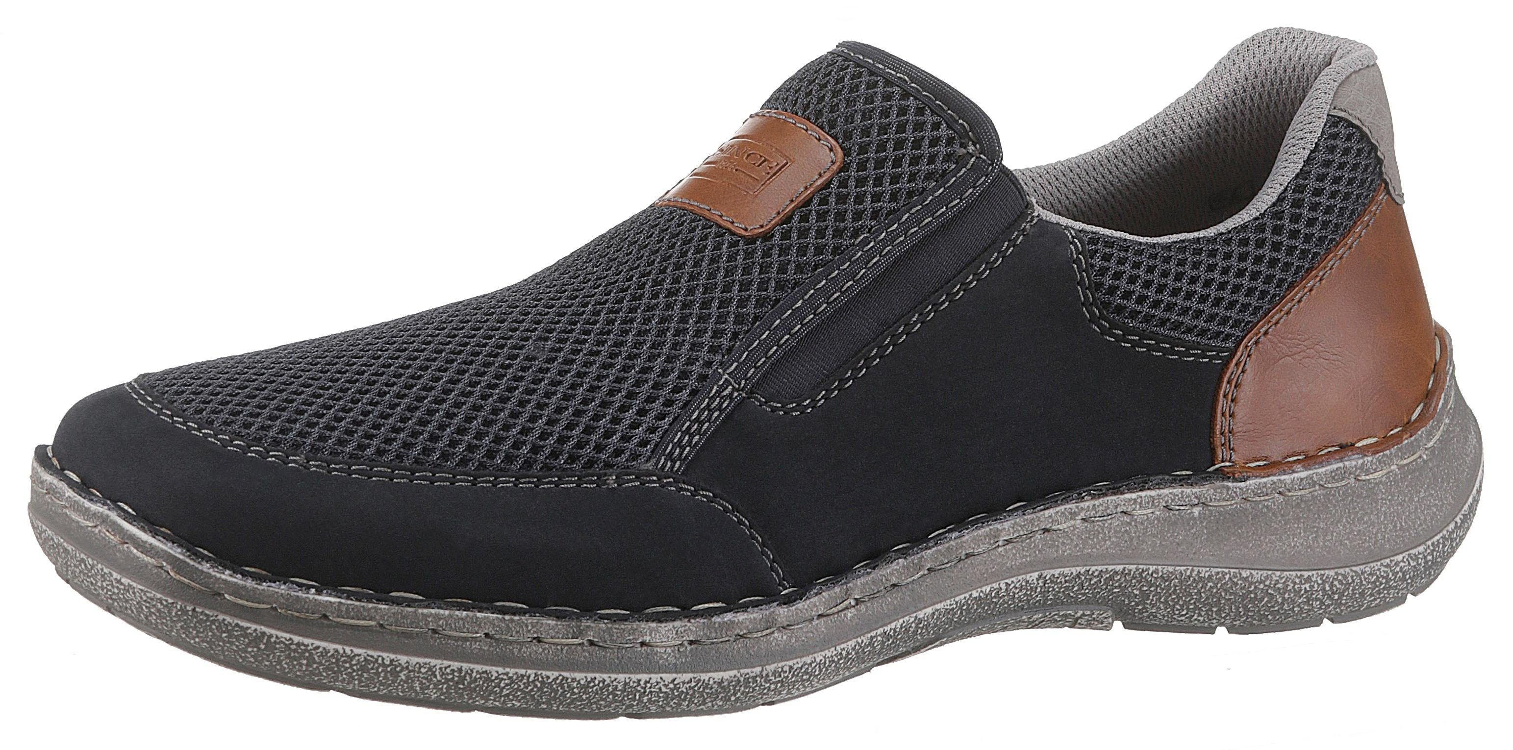 Rieker Slipper mit luftigem pazifik/atlanti Mesh