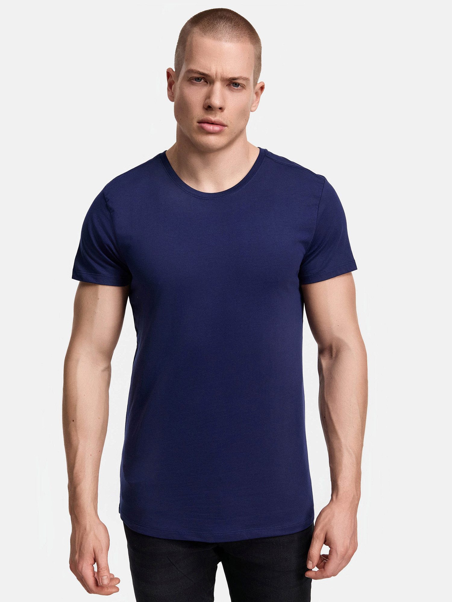 Tazzio T-Shirt E106 (Packung, 7-tlg., 7er-Pack) Herren Basic Rundhalsshirt