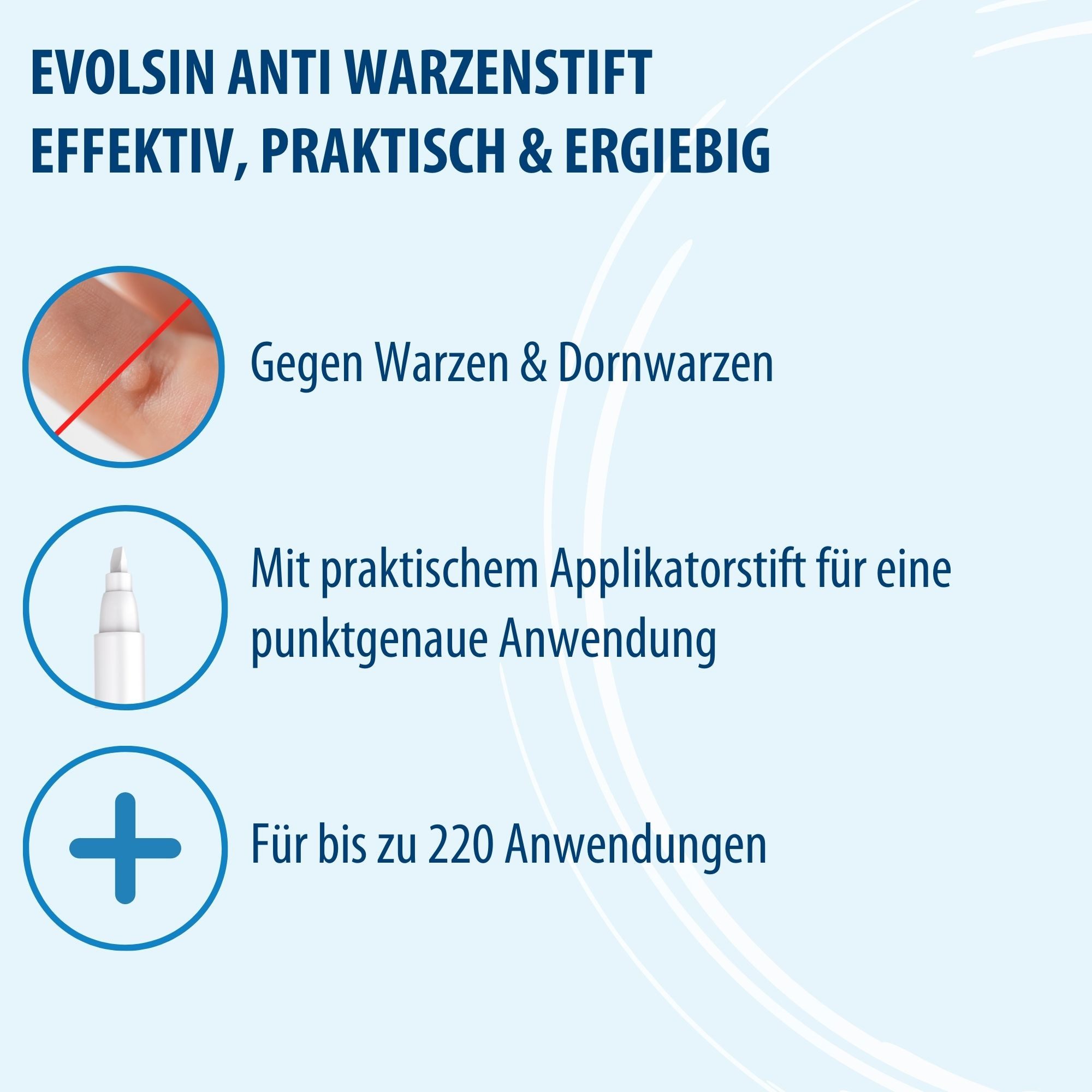 Evolsin Warzen-Behandlungsstift Evolsin – Anti Warzen Stift gegen Warzen