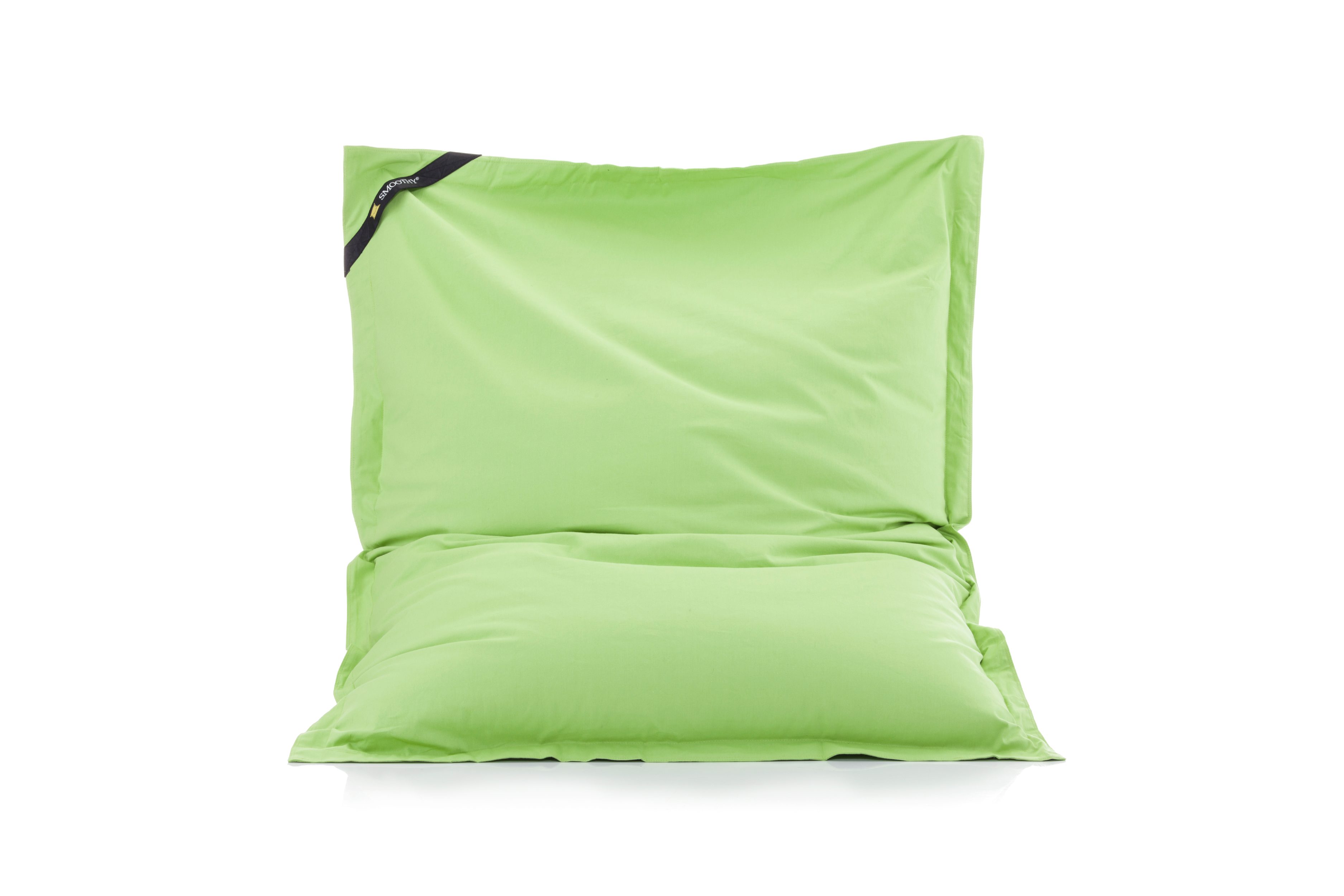 Smoothy Sitzsack Cotton Indoor XXL x 140 aus cm), Baumwolle (180 Sessel Sitzkissen Riesensitzsack Grün