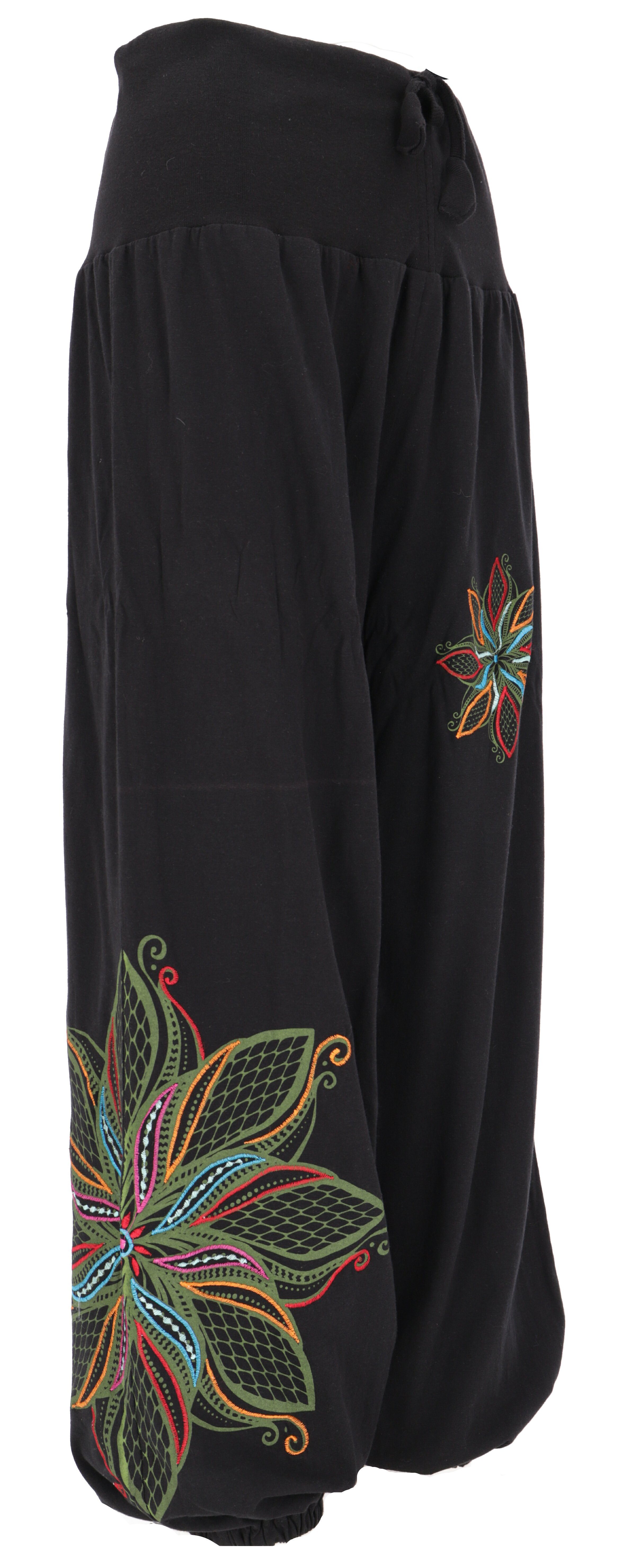 Guru-Shop Relaxhose Weite Pluderhose mit breitem günstig online kaufen