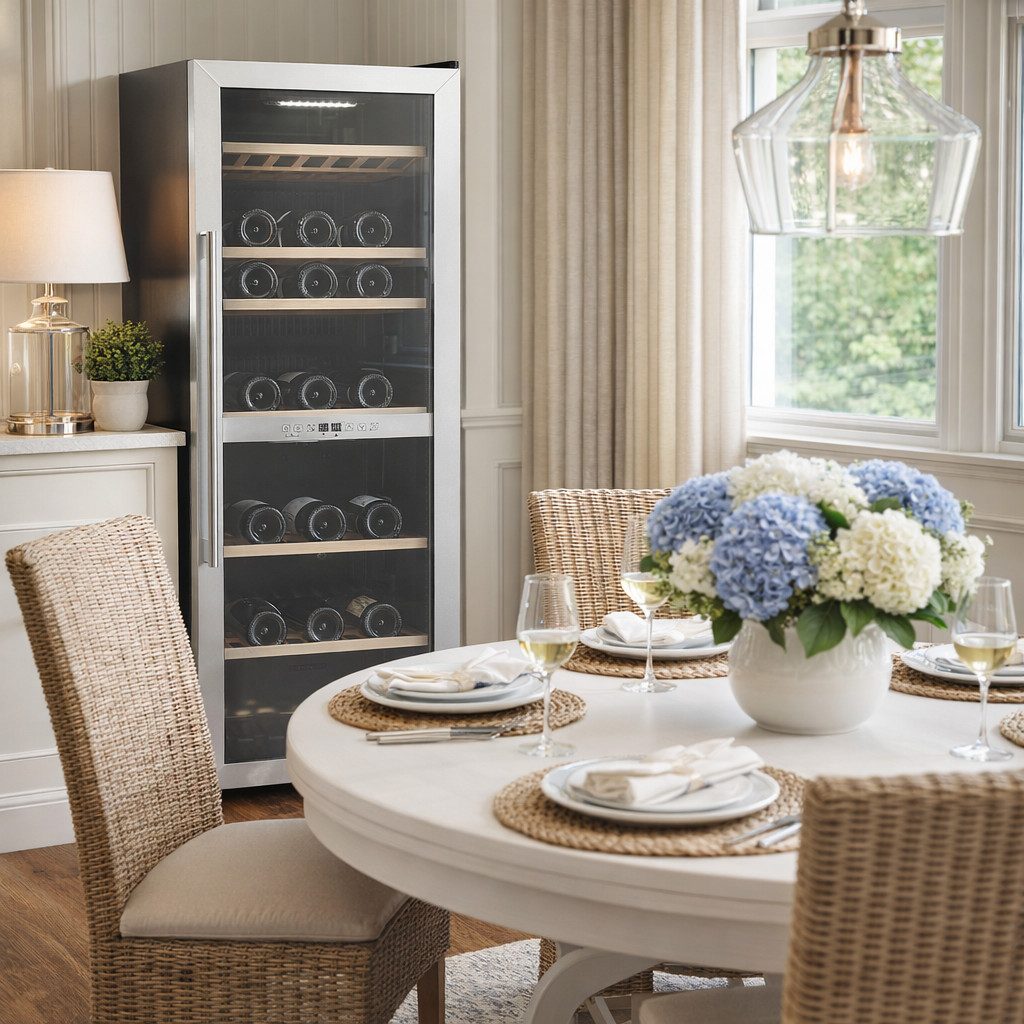 Hanseatic Weinkühlschrank HWC77FCIA, für 77 Standardflaschen á 0,75l