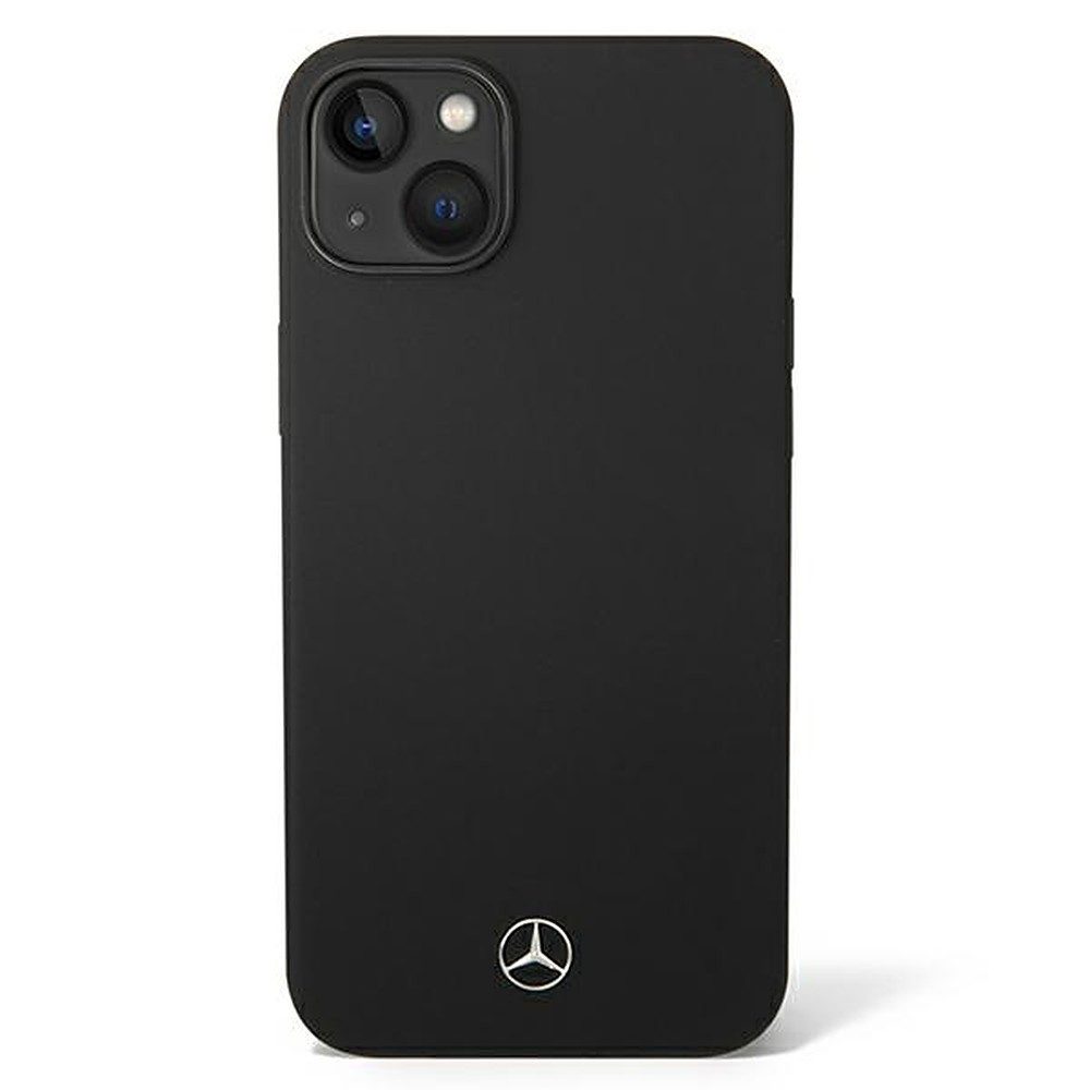 Mercedes Handyhülle Schutzhülle Handyschale Smartphonehülle 6,7 Zoll, MagSafe, Mikrofaserfutter, Metalllogo