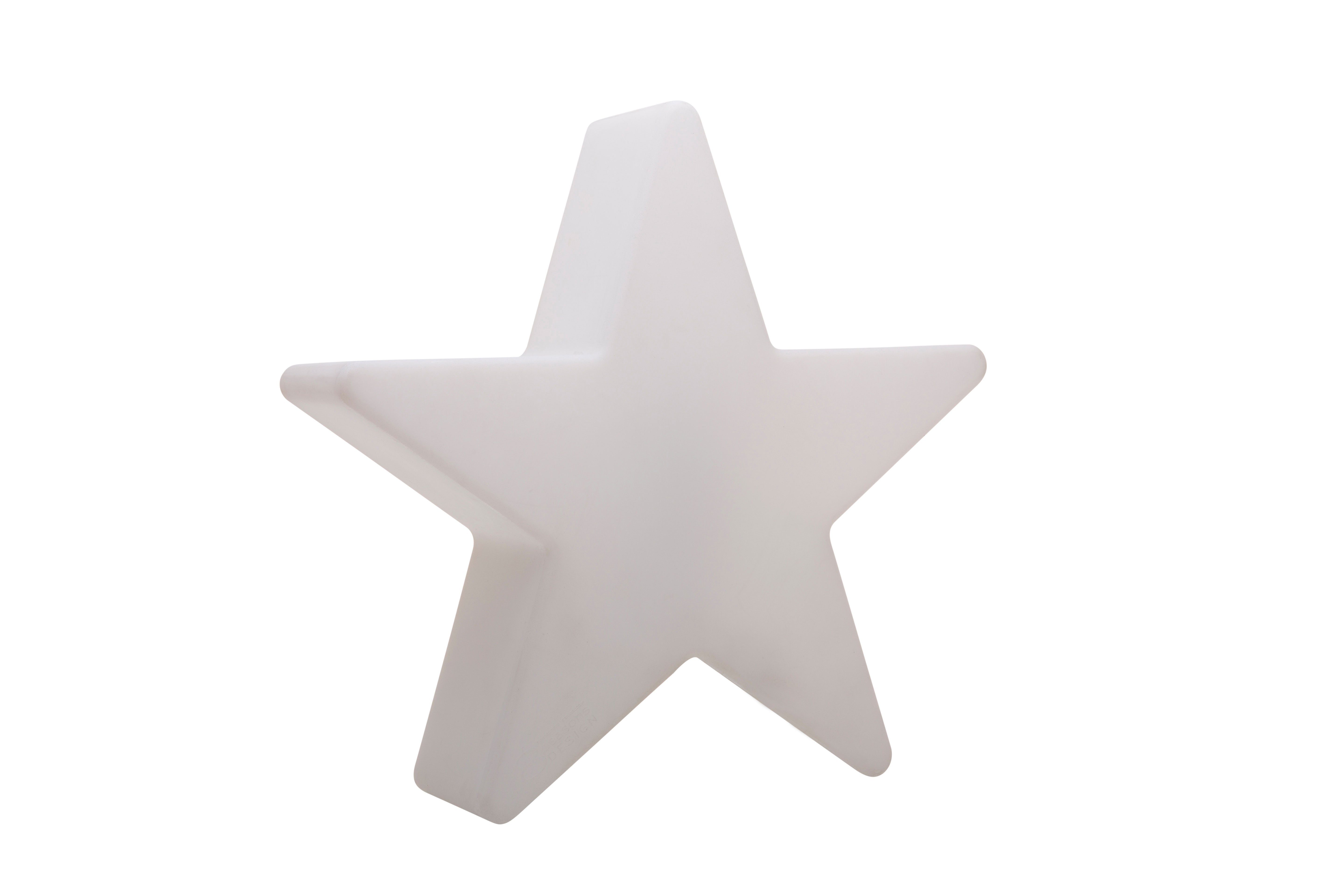 8 seasons design LED Stern Shining Star, LED fest integriert, Warmweiß, 40 cm weiß für In- und Outdoor
