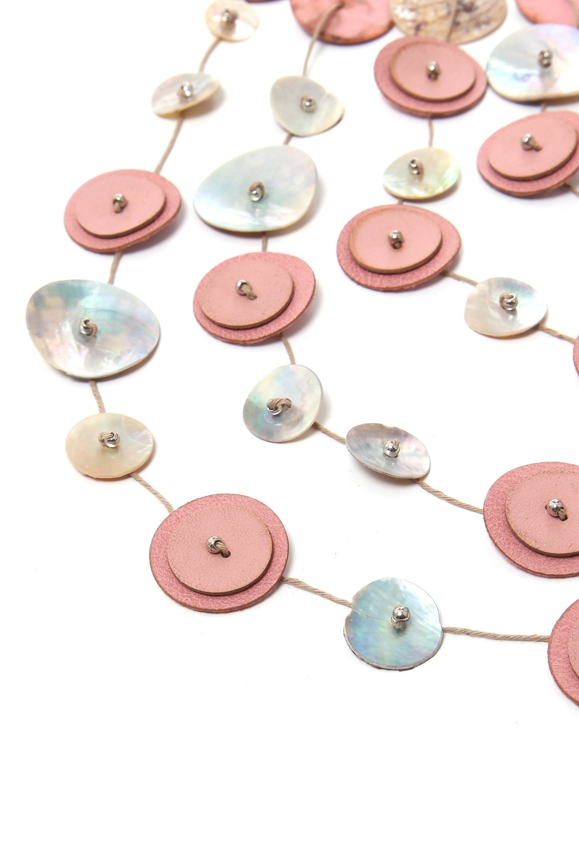 COLLEZIONE ALESSANDRO Lange Kette Jenny, mit Muschelplättchen