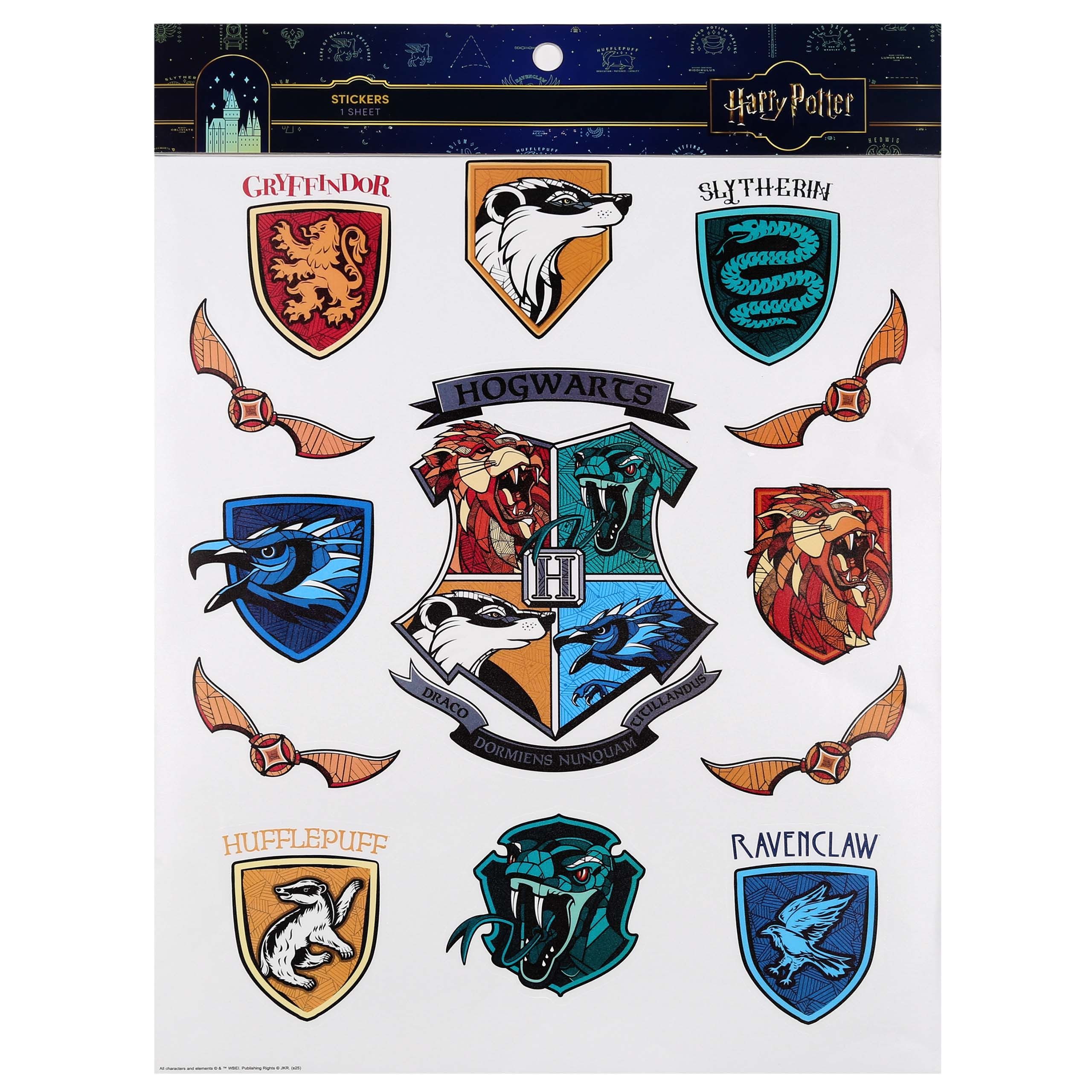 Sarcia.eu Wandsticker Harry Potter Hogwarts Häuser Wandaufkleber, Wandstick günstig online kaufen