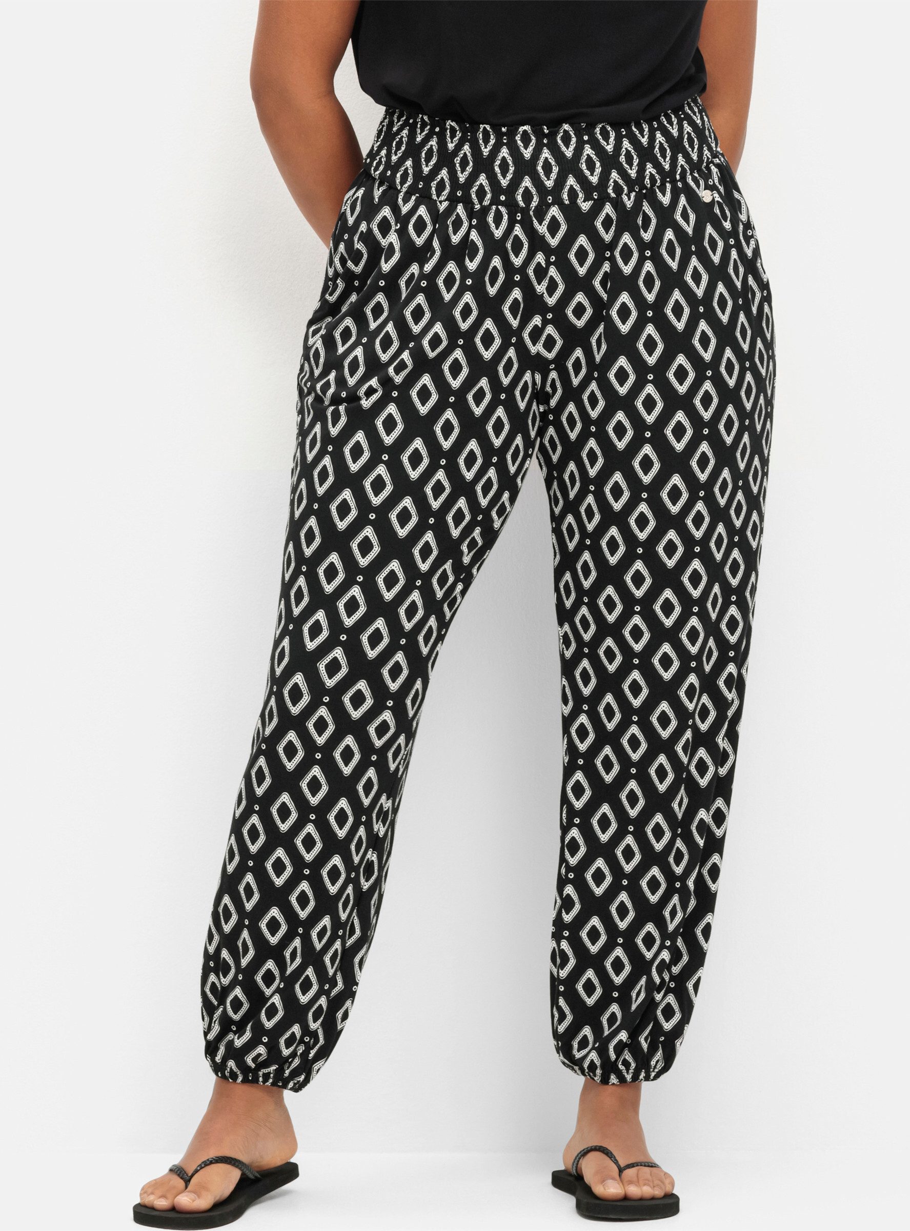 Sheego Jerseyhose Jogg Pants Innenbeinlänge ca. günstig online kaufen
