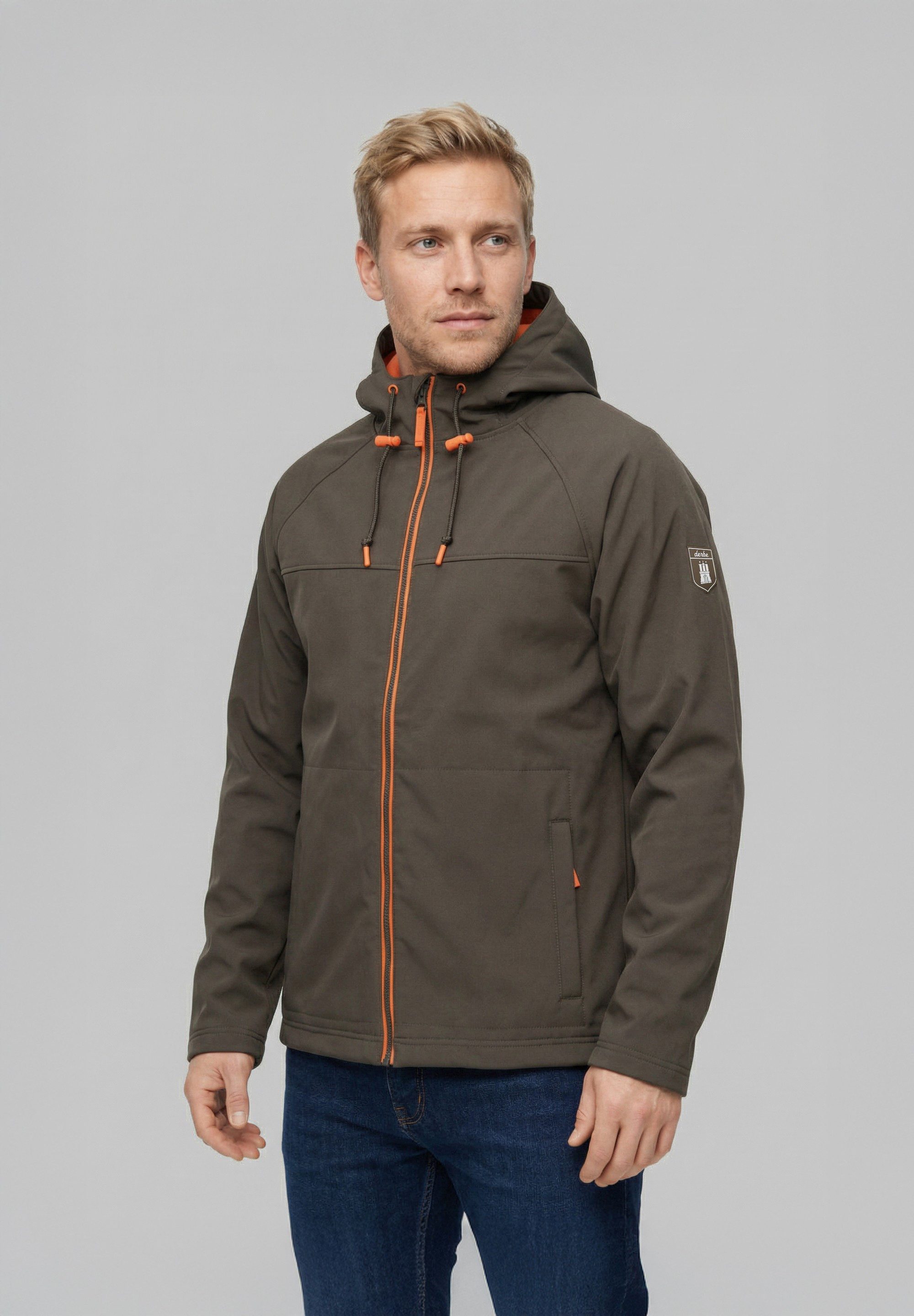 Derbe Softshelljacke Isleby Wasserabweisend, winddicht, atmungsaktiv, wärmendes Fleece innen