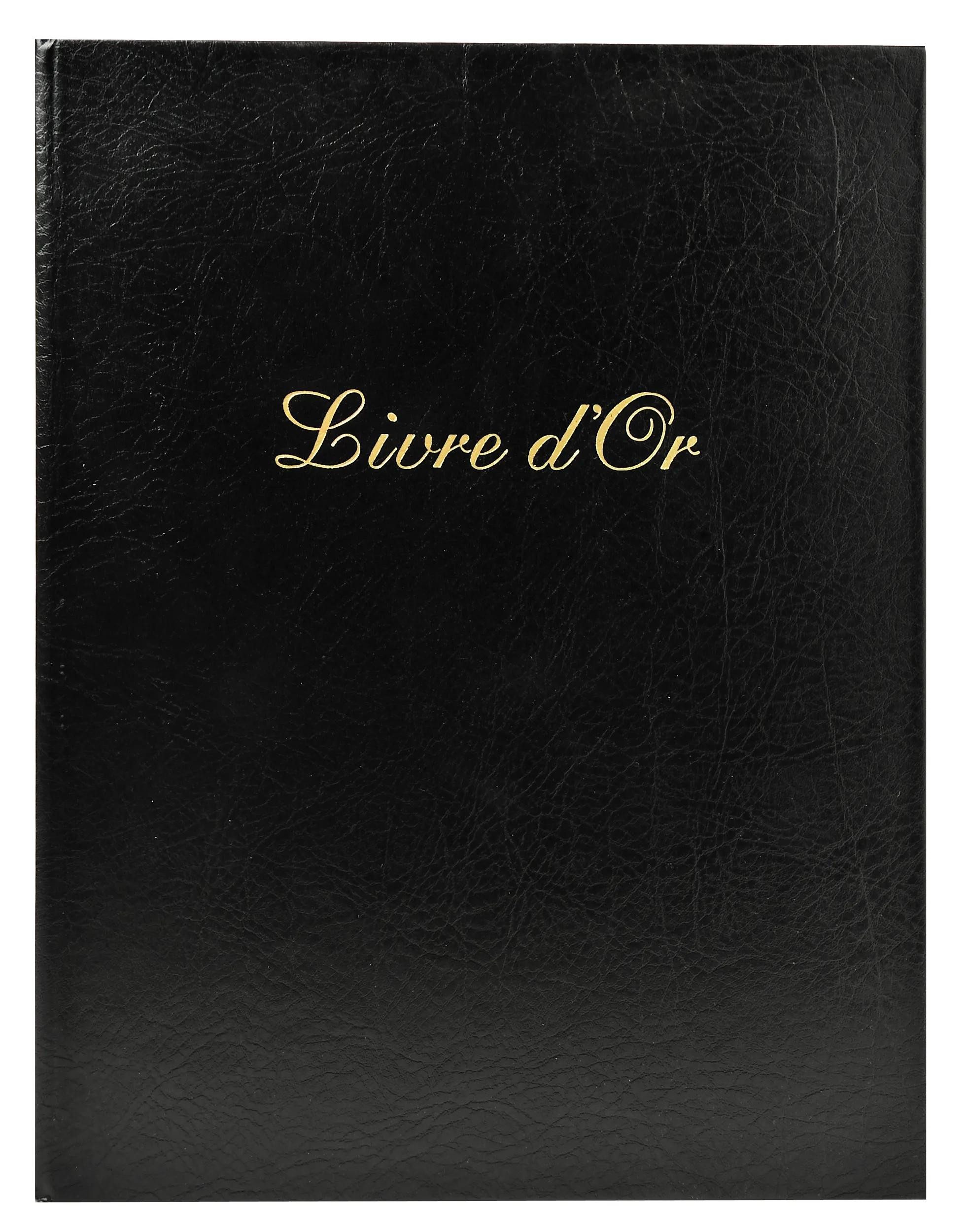 EXACOMPTA Fotoalbum 3x Gästebuch Balacron 50 Blatt weiß 27x22 cm Hochformat sortiert 983E, Schreibwaren