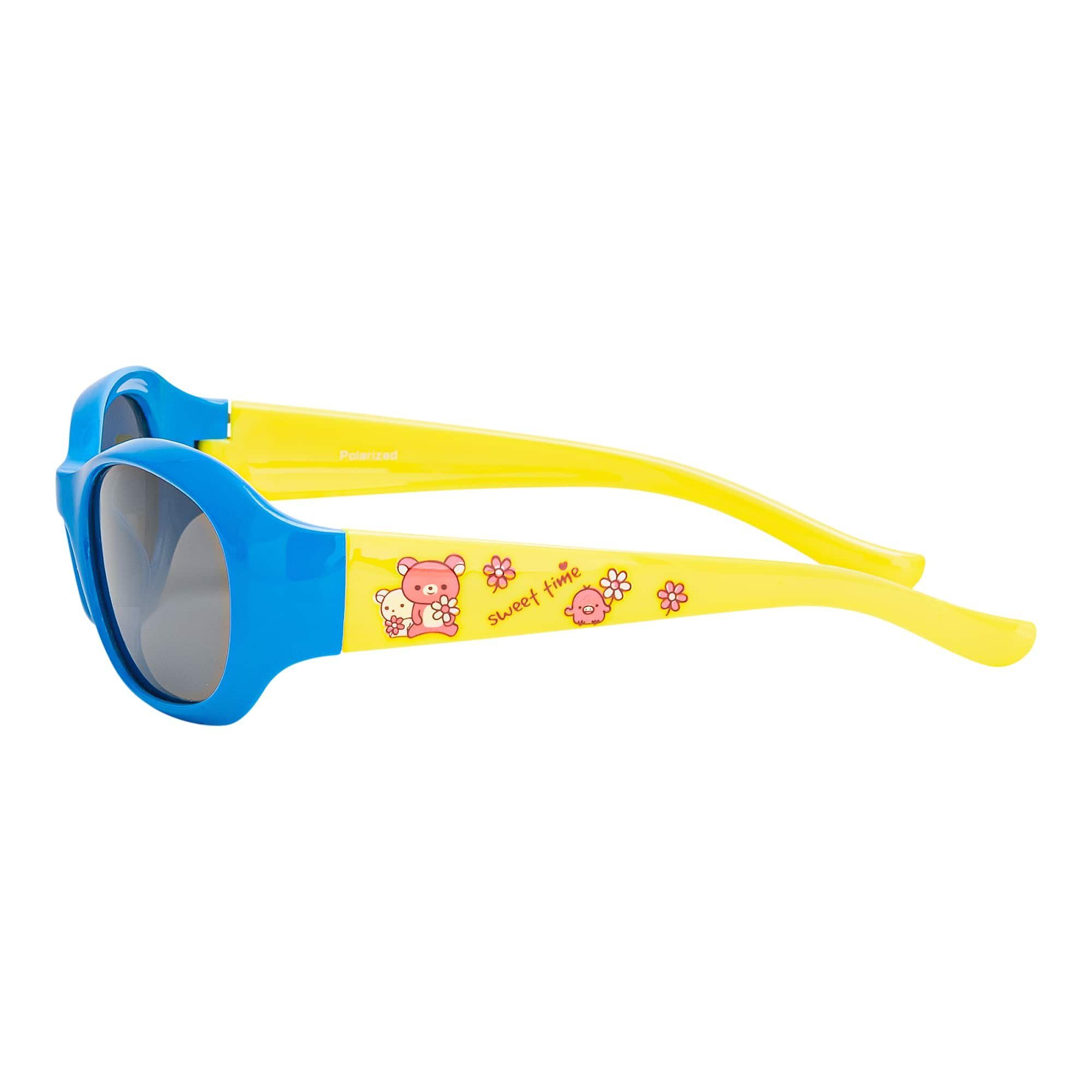 BEZLIT Eyewear Retrosonnenbrille Mädchen Kinder Sonnenbrille Blümchen Stil (1-St) mit polarisierten Linsen