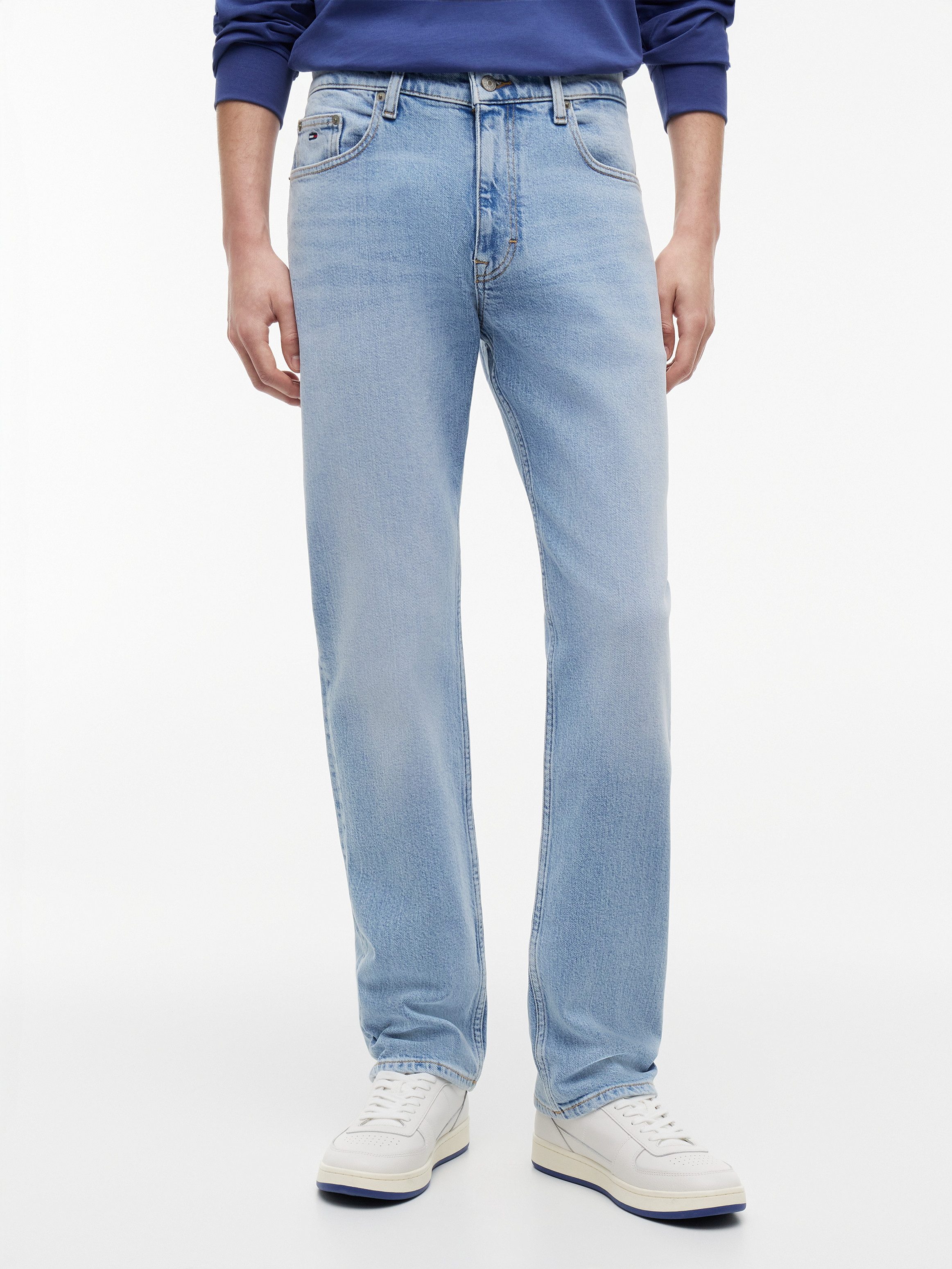 Tommy Jeans Slim-fit-Jeans Ryan Regular Slim Straight Slim‑Straight‑Jeans aus hochwertigem Denim regulärer Leibhöhe