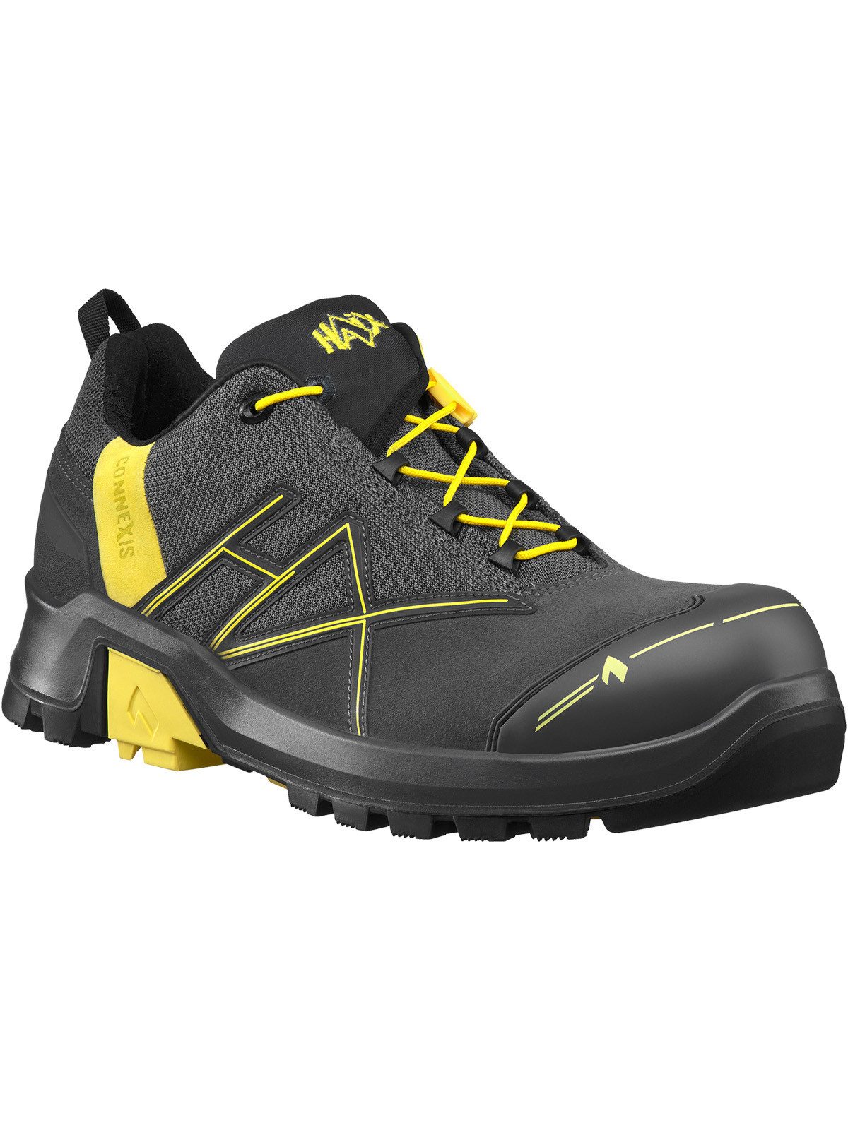 Haix CONNEXIS Safety+ GTX low grau/gelb Arbeitsschuh