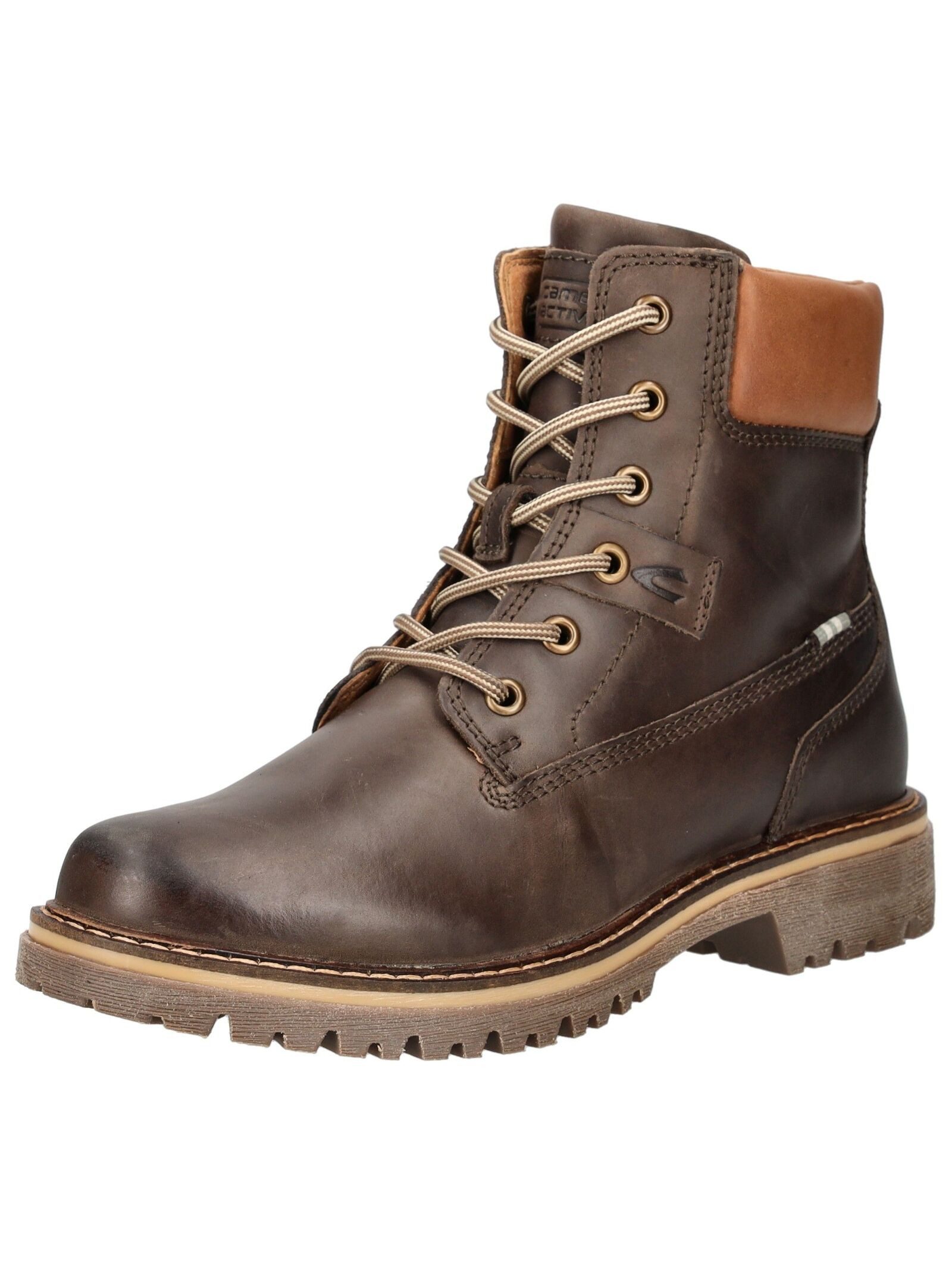 Stiefelette Leder Schnürstiefelette