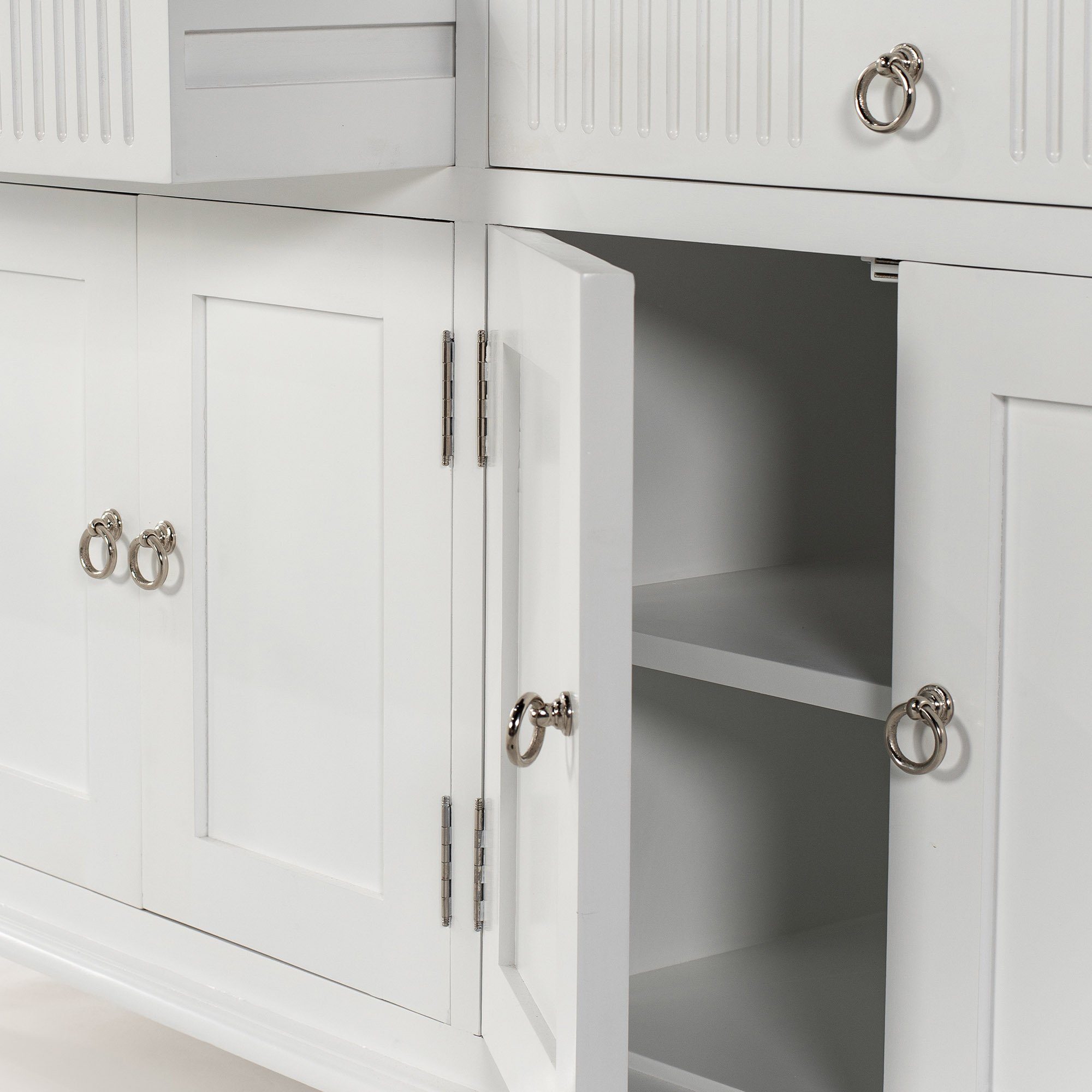 ebuy24 Buffetschrank 6 Küchenbuffet Skansen Novasolo mit Regalen