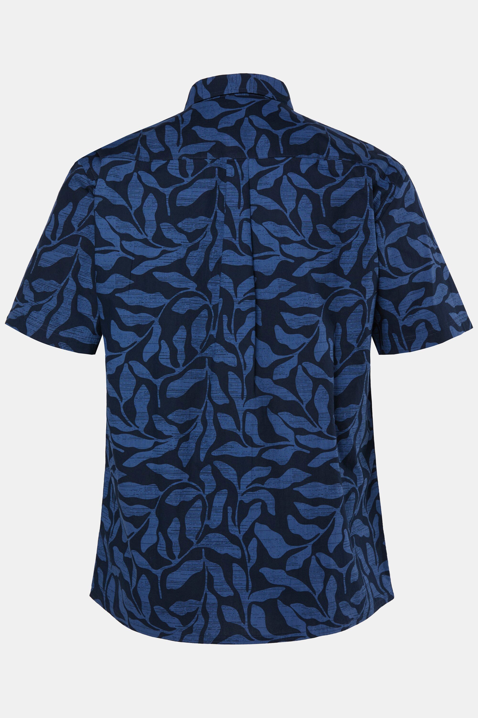 Men Plus Kurzarmhemd Hemd Halbarm Kentkragen Alloverprint Comfort Fit – Bild 3 von 3