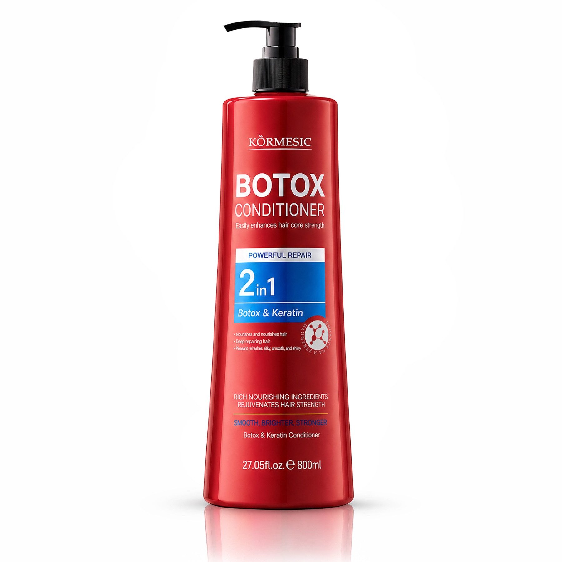 KORMESIC Haarspülung Haar Conditioner B-Tox Keratin Kollagen Repair Anti-Frizz 800ml, 1-tlg., Haarspülung, Conditioner, Haarpflege, Haarkur