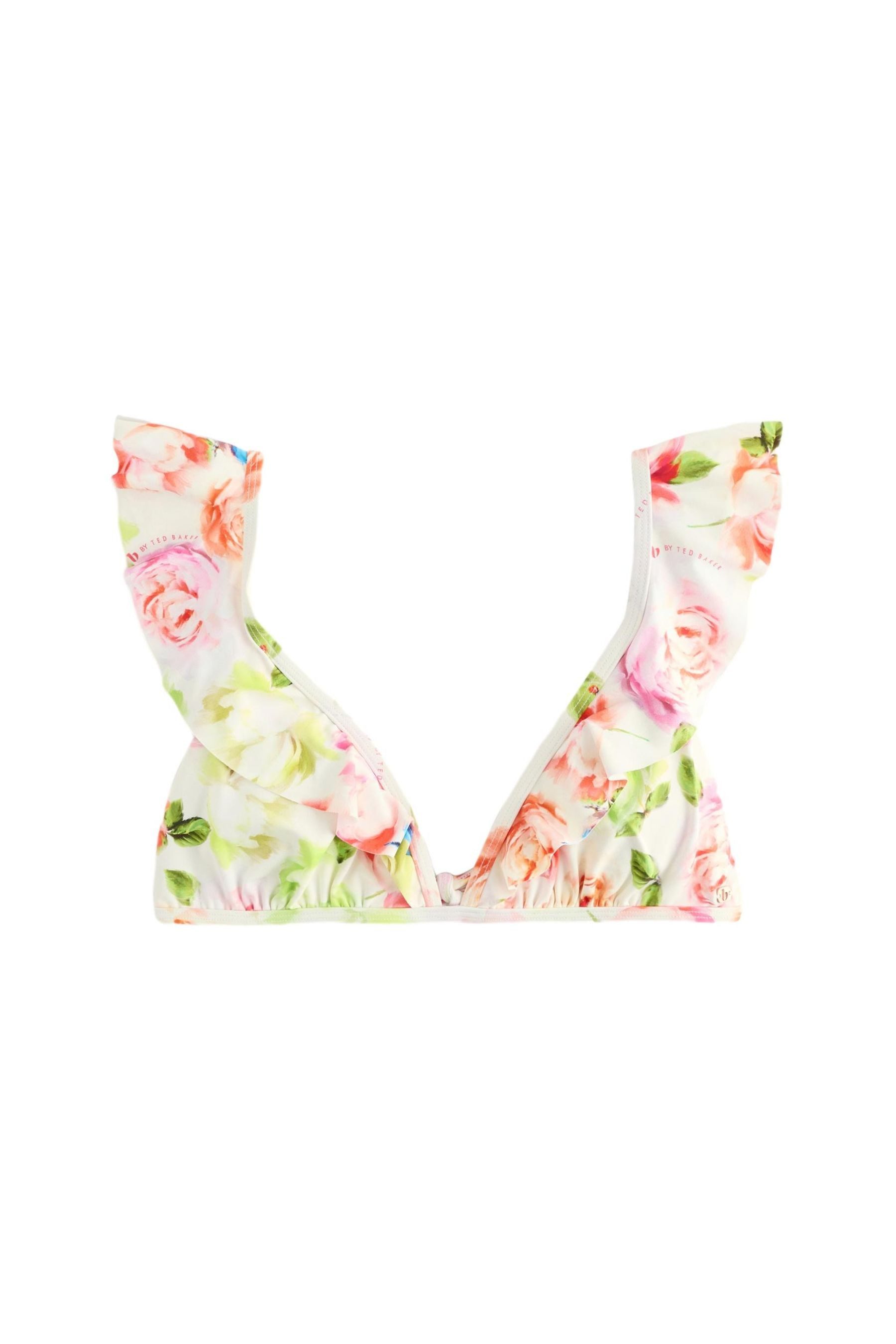 Triangel-Bikini-Top B By Ted Baker Triangel-Bikini mit Blumen-Print