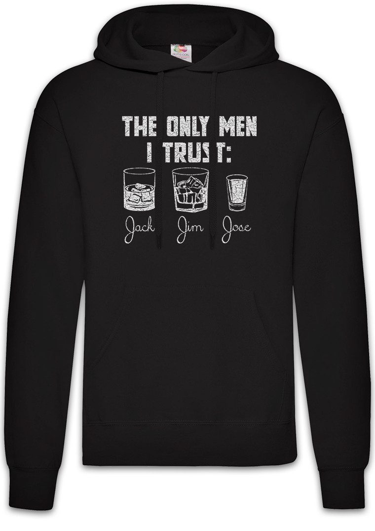 Hoodie Men I Trust Herren Hoodie Jim Jack Gin Jose Alcohol Whiskey Whisky