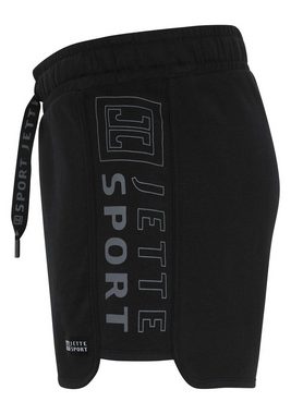 JETTE SPORT Sweathose mit Label-Akzenten