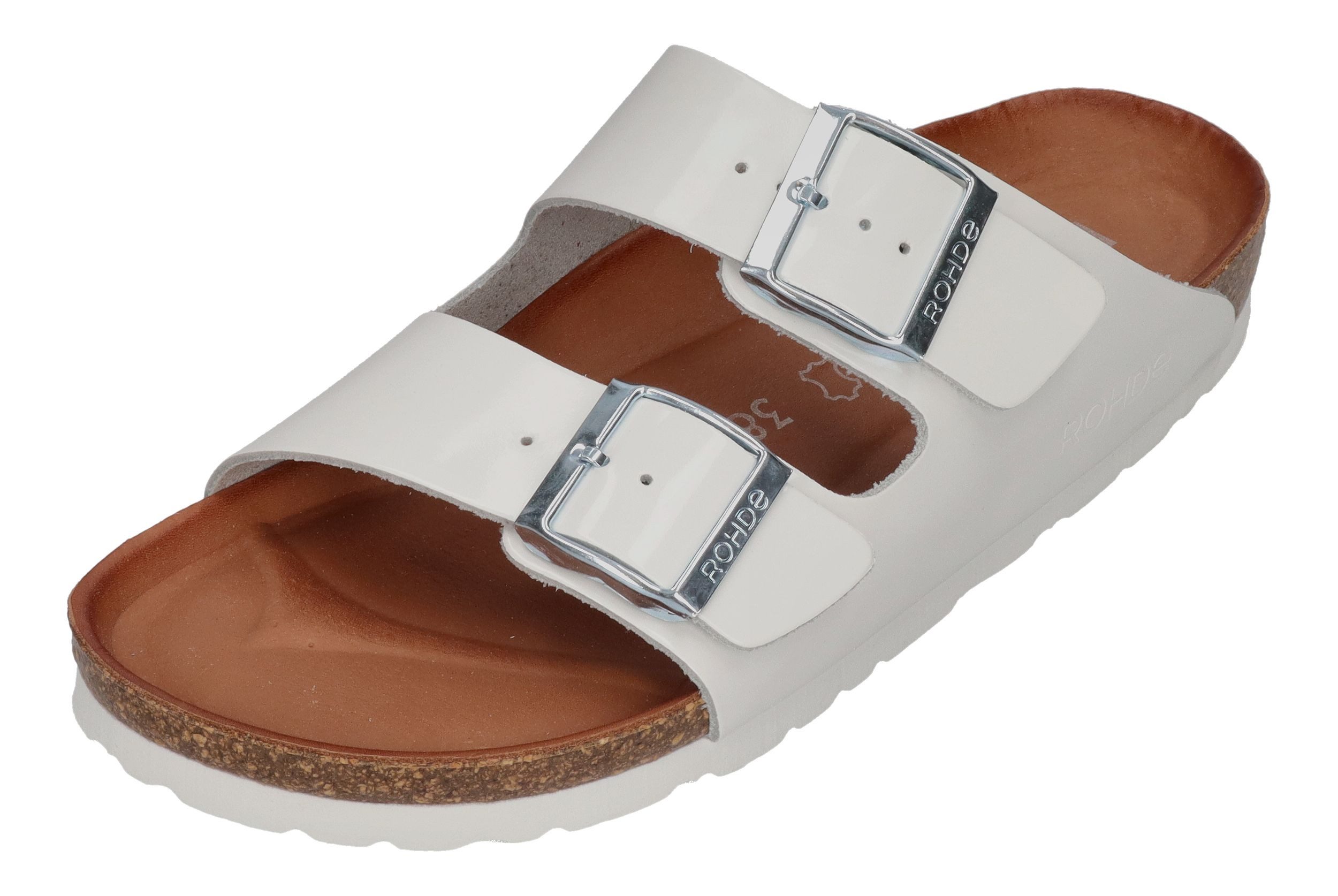 Rohde ALBA 5636 Pantolette Weiss Lack