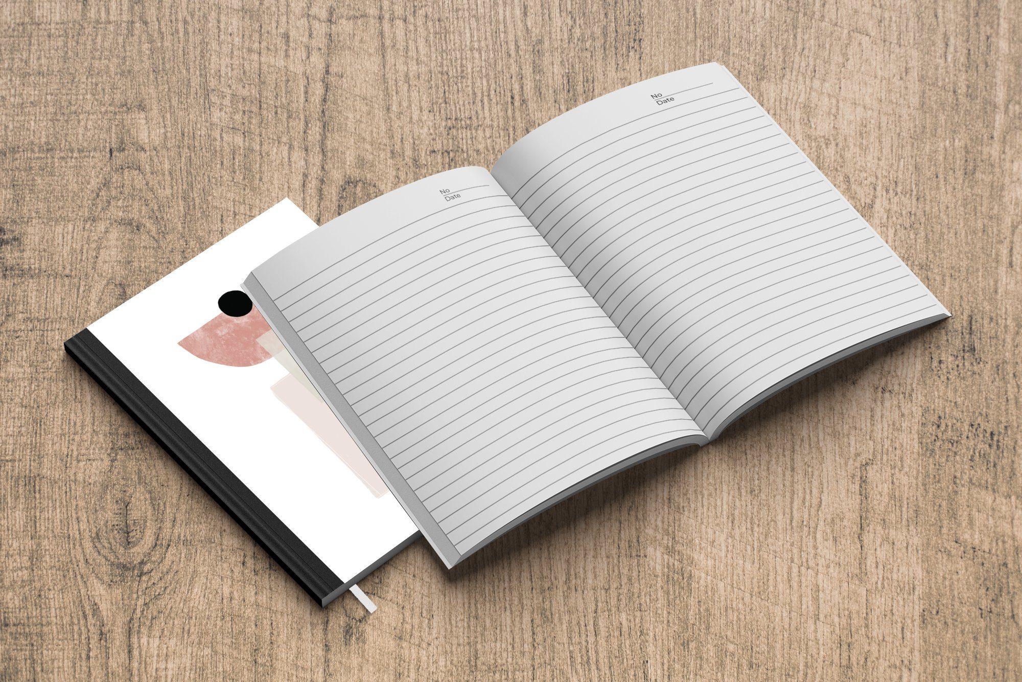 Design, Journal, Haushaltsbuch - Pastell 98 Notizheft, Notizbuch - Tagebuch, A5, MuchoWow Seiten, Merkzettel, Abstrakt