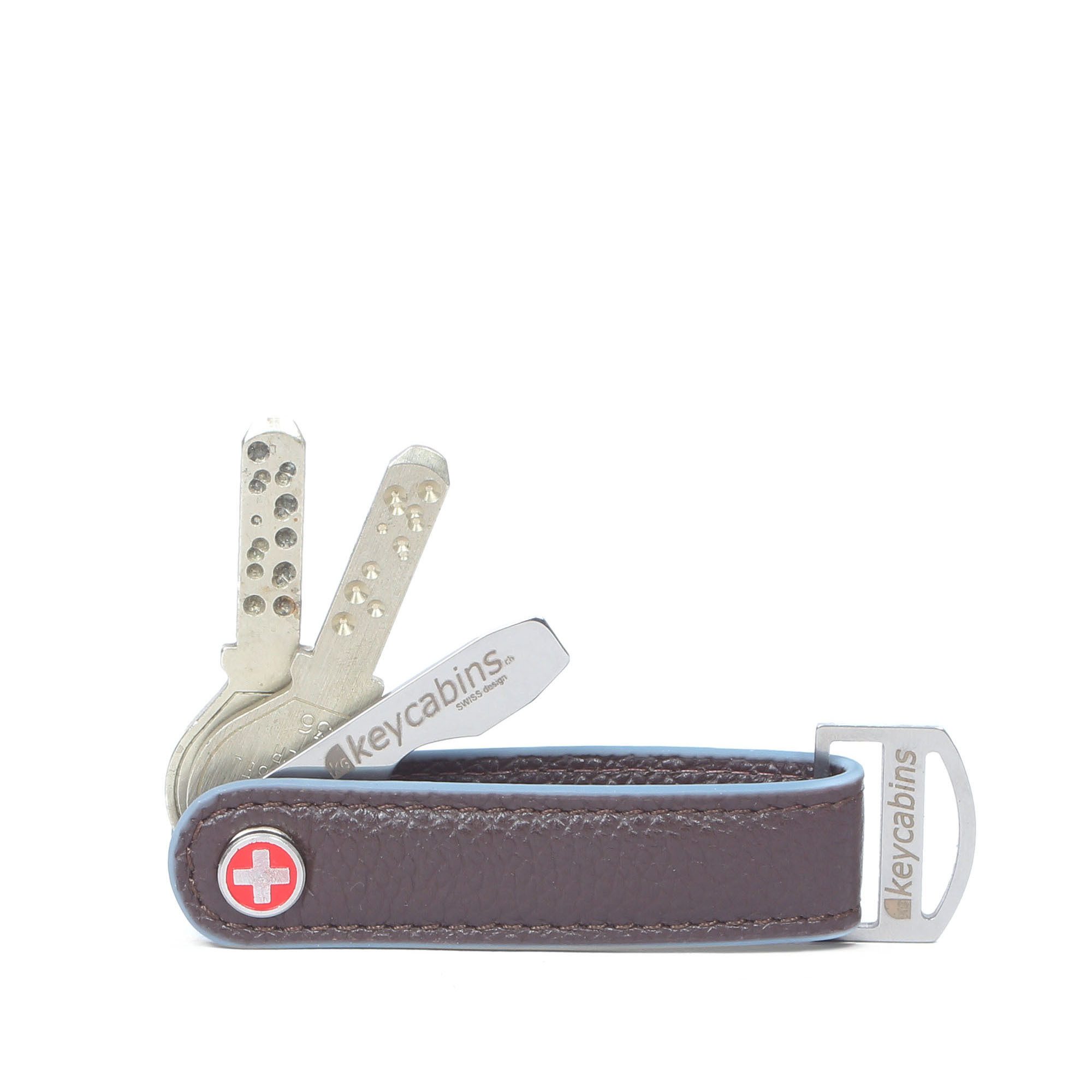 keycabins Schlüsselanhänger Loop-leather S4, SWISS Design