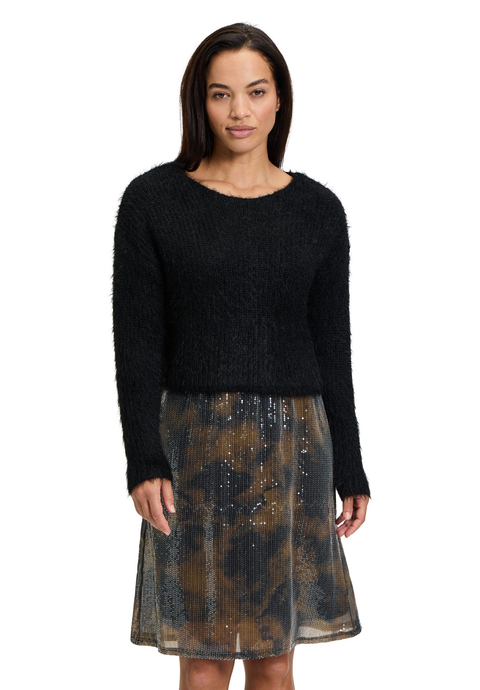 Cartoon Paillettenkleid Damen Pailletten-Kleid 2er Set Design günstig online kaufen