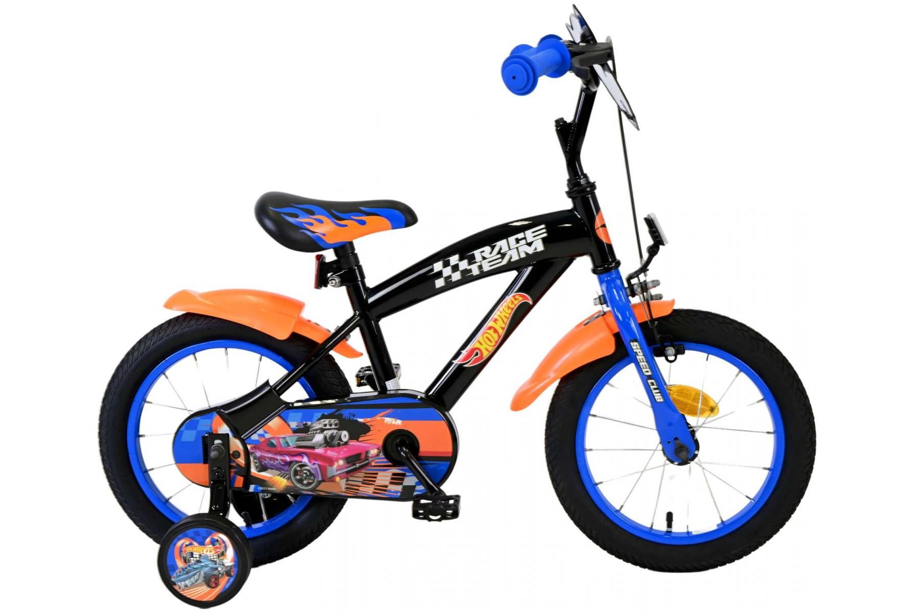 Kinderfahrrad Volare Hot Wheels Kinderfahrrad für Jungen - 14 Zoll in Schwarz