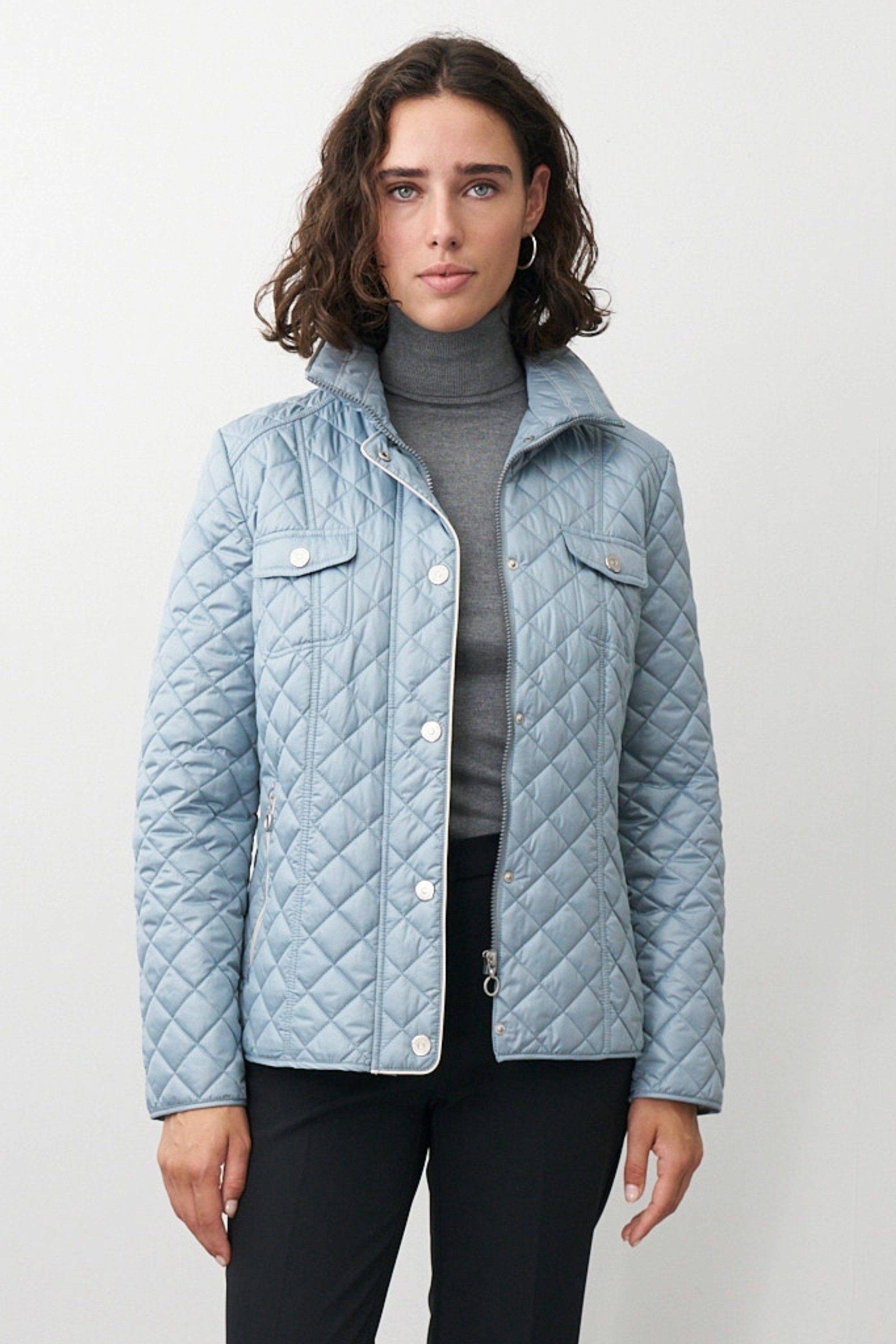 Barbara Lebek Steppjacke Moderne Frühlingsjacke, Damenjacke oder Übergangsjacke mit Steppmuster