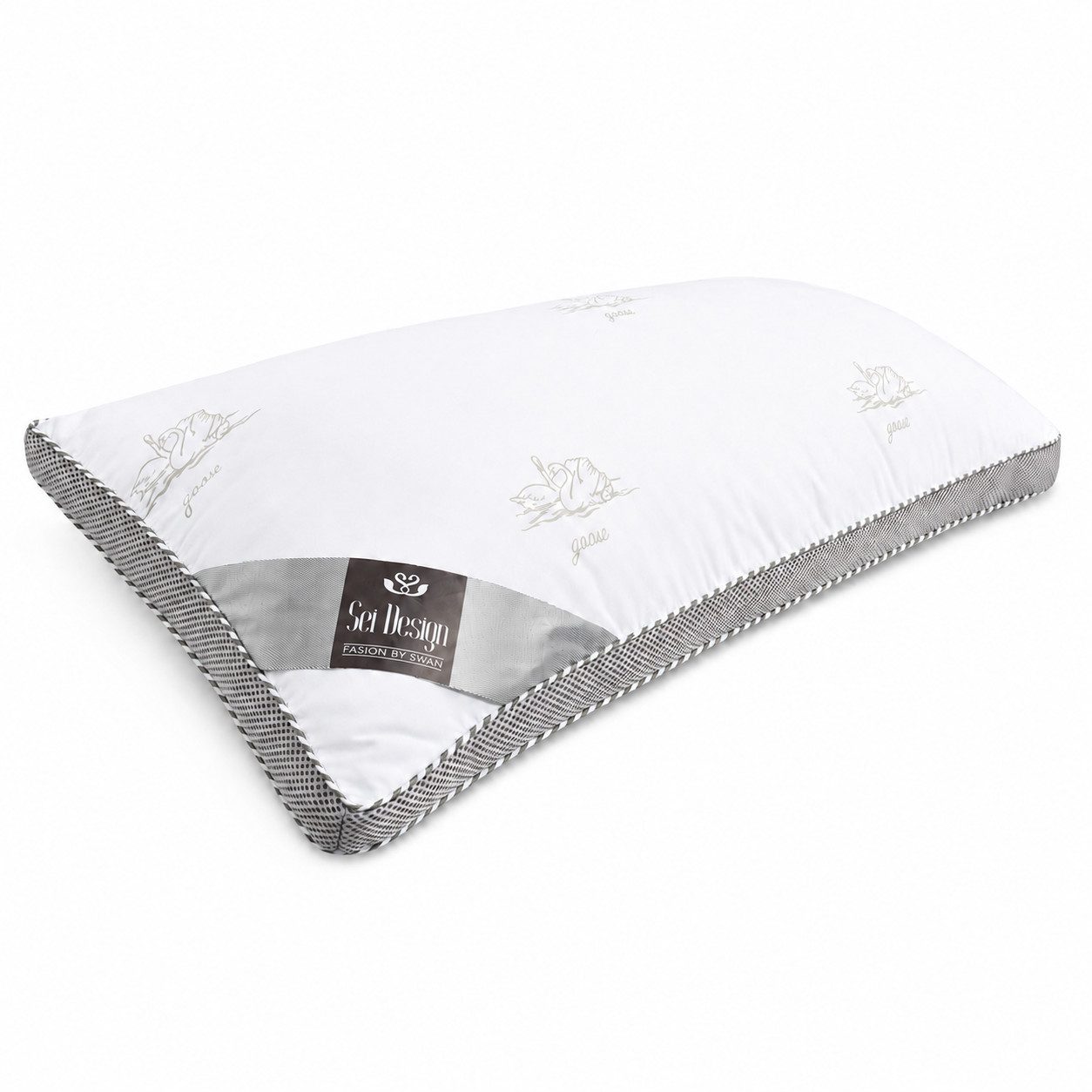 SEI Design Kopfkissen Drei-Kammerkissen Classica Soft 3D 40x80 SWAN Schlafkissen, Füllung: Airdream micro, Bezug: Microfaser, Seitenschläfer, Bauchschläfer, Rückenschläfer, Alternative zu Daunen