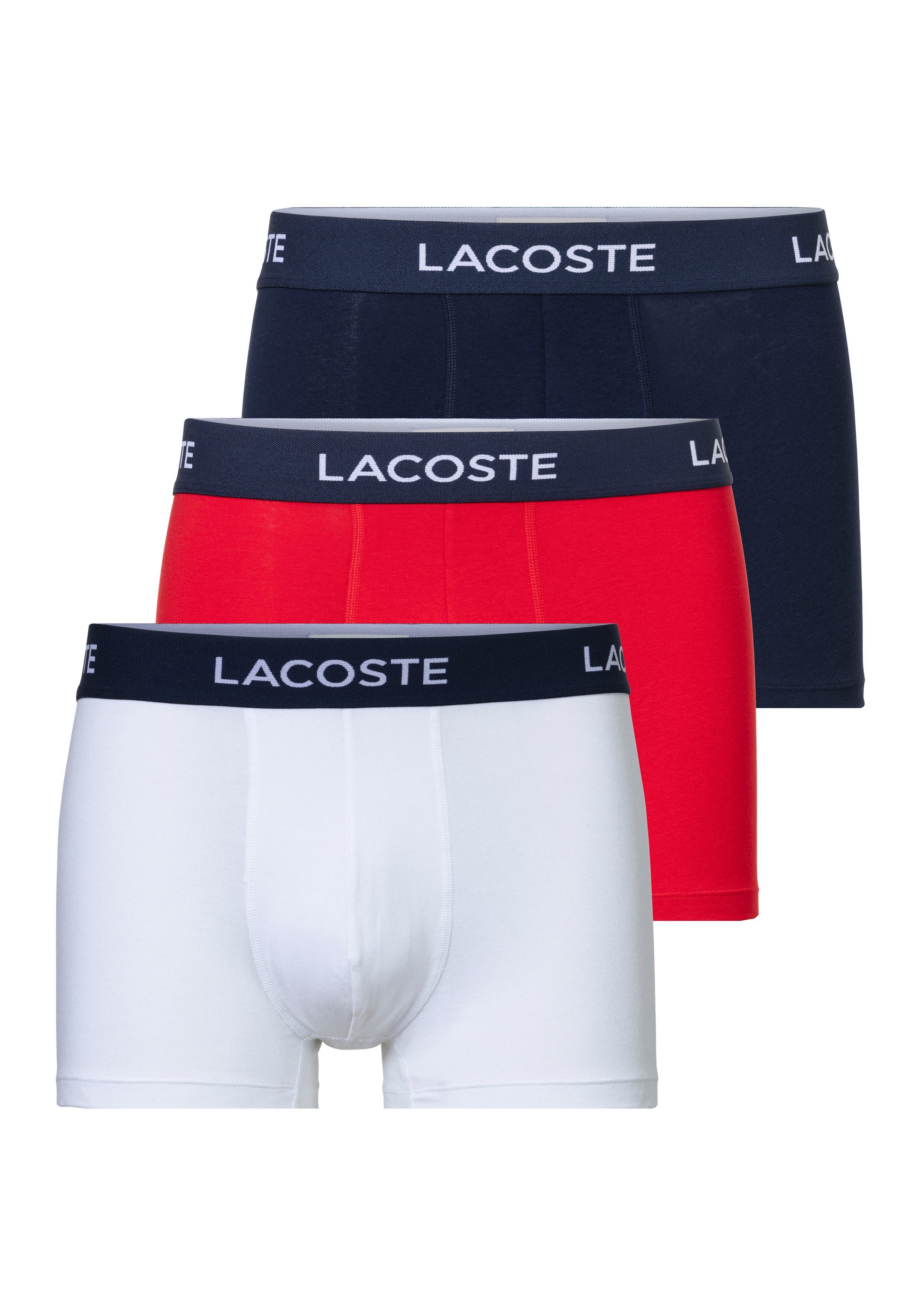 Lacoste Trunk (Packung, 3-St., 3er-Pack) mit Lacoste-Schriftzug am Bund