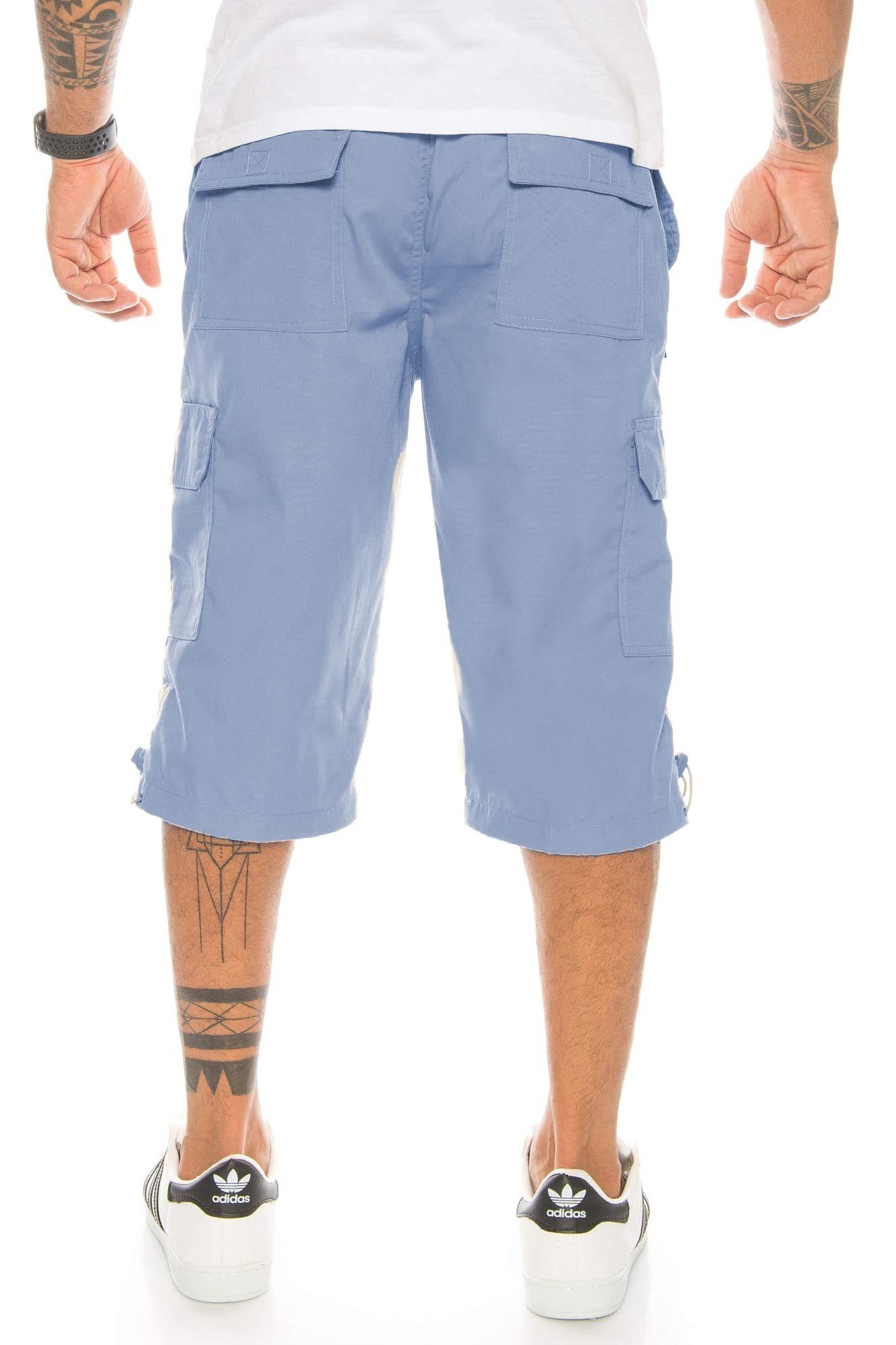 Kendindza Collection Cargoshorts Bermuda Shorts Herren Kurze Hose Herren 3/4 Hose Cargo Shorts Kurze Hose Herren Cargoshorts Herren Sommer Stretch Gummibund