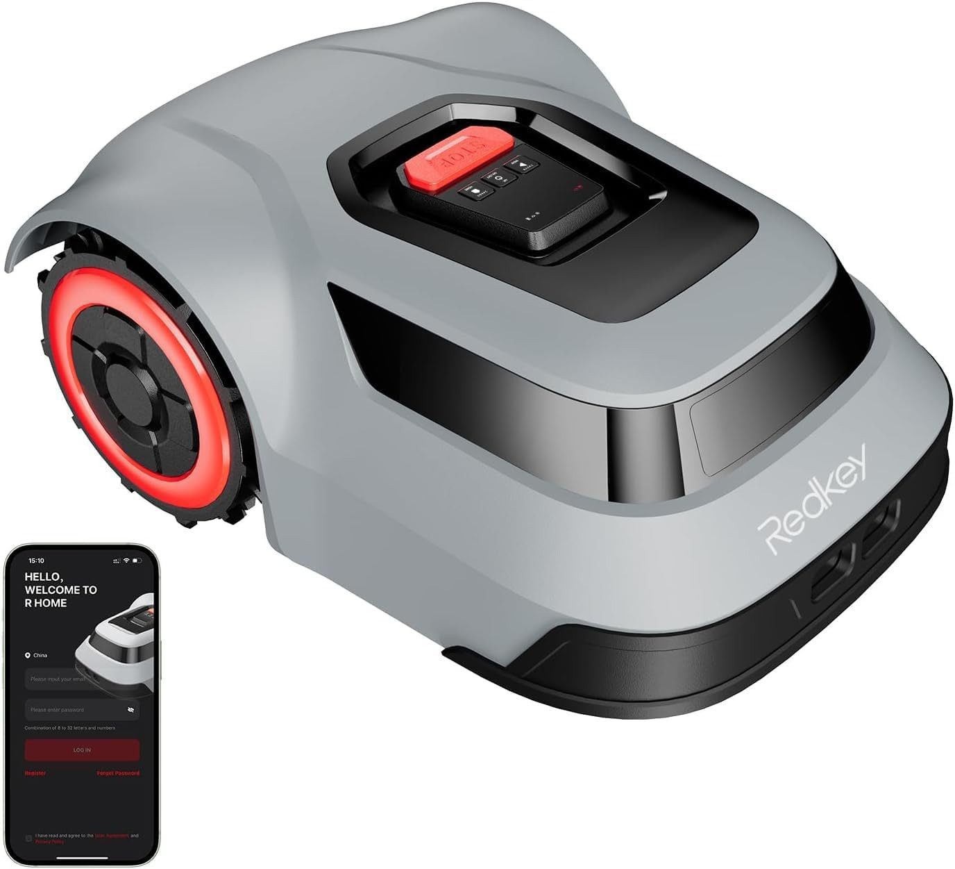 Redkey Rasenmähroboter Rasenroboter mit Begrenzungskabel C-TOF günstig online kaufen