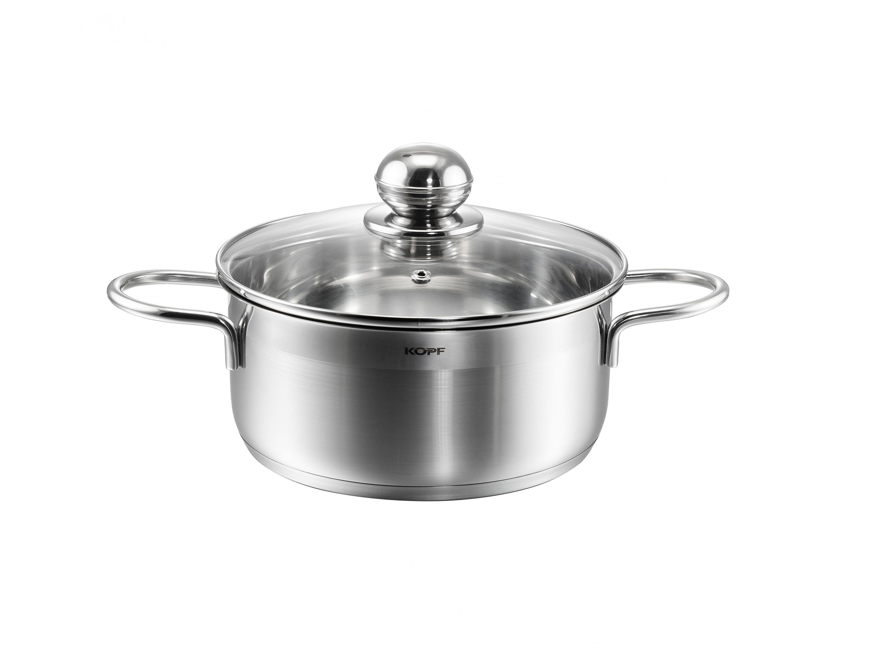 Kopf Bratentopf Josie Bratentopf 20cm, Edelstahl, Ø 20 cm, Höhe 9 cm, 2 Liter