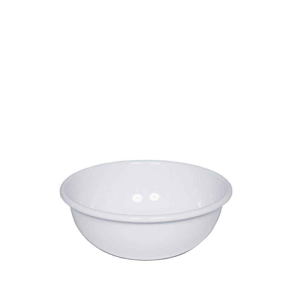 Riess Rührschüssel Classic Weiss, Emaille, Classic Weiß Schüssel 18 cm / 1,0 L - Emaille