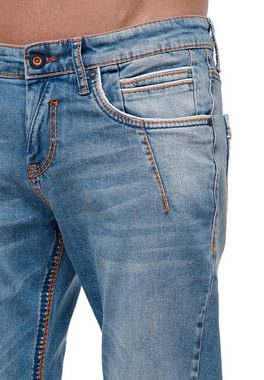 Rusty Neal Straight-Jeans in modischer Used-Optik