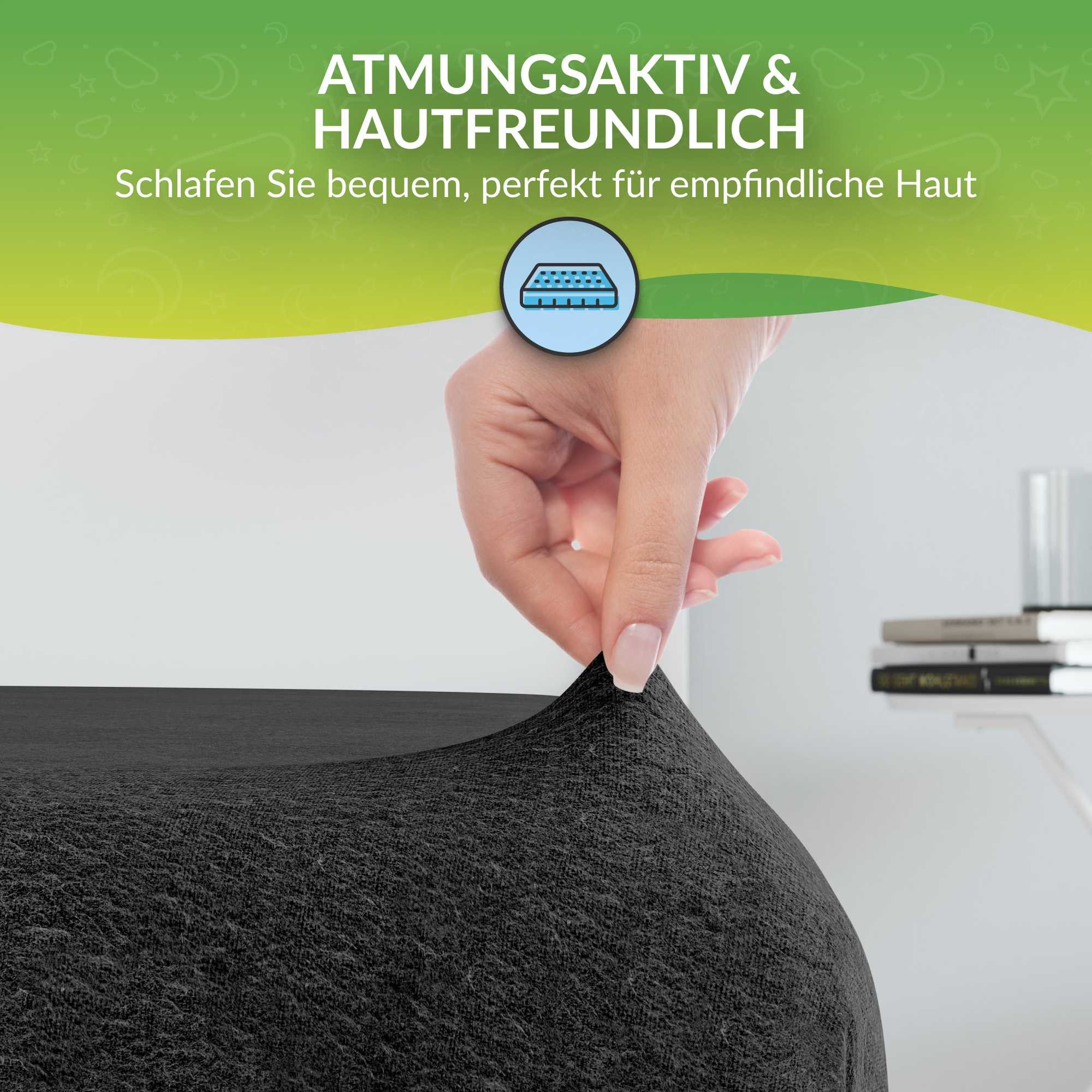 etérea Himmlische Qualität Spannbettlaken Flanell Spannbetttuch und Bettlaken, Flanell, Gummizug: rundum, (1 Stück)