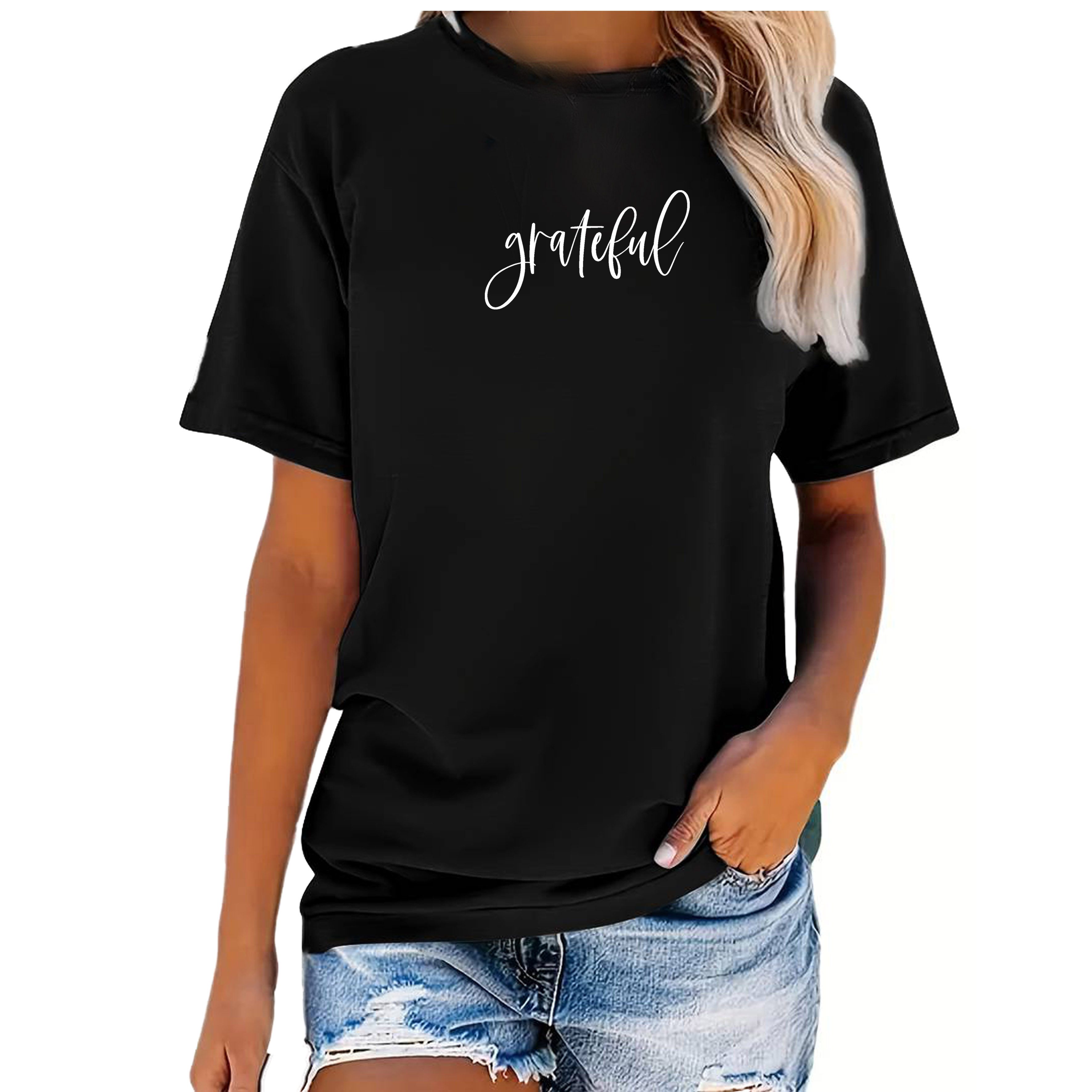 Banco T-Shirt Damen Sommer Grateful Unifarben günstig online kaufen